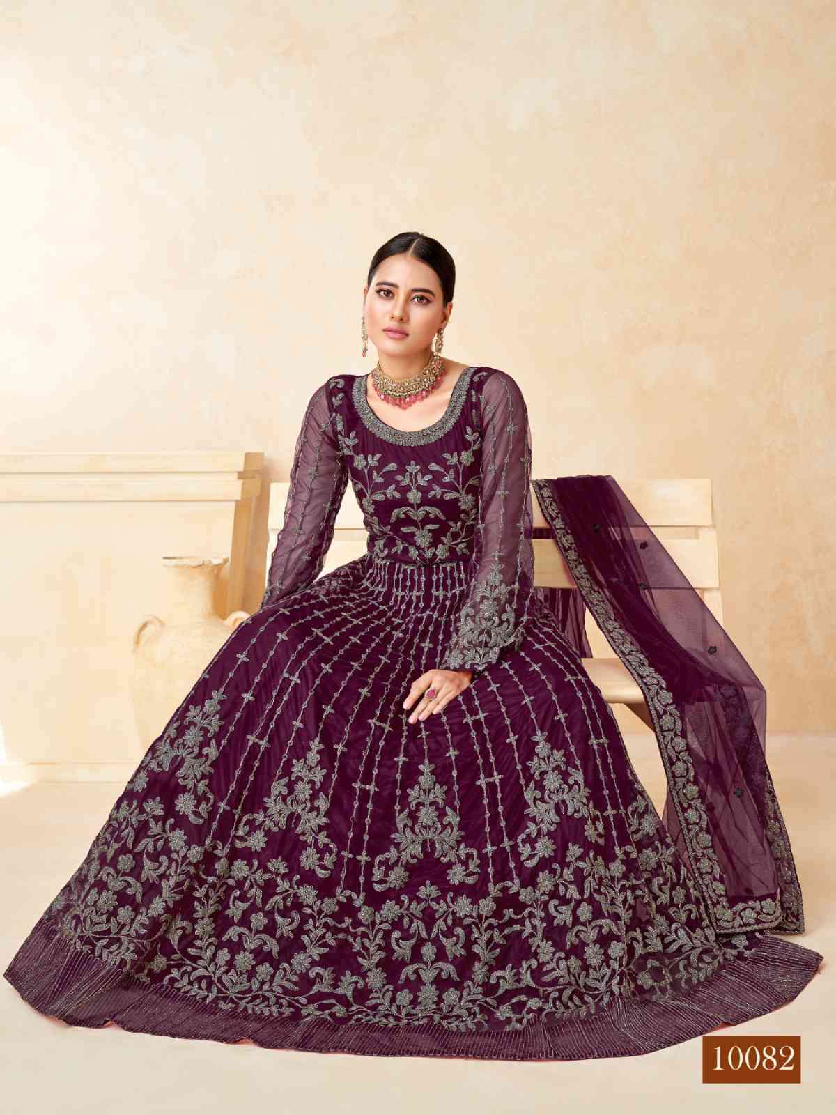 Anjubaa Vol 8 10081 To 10084 Wedding Wear Designer Gown New Collection view 9
