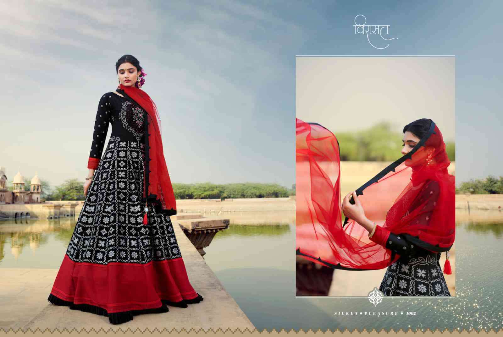 Virasat Kadambari 1001 To 1006 Designer Partywear Gown view 7