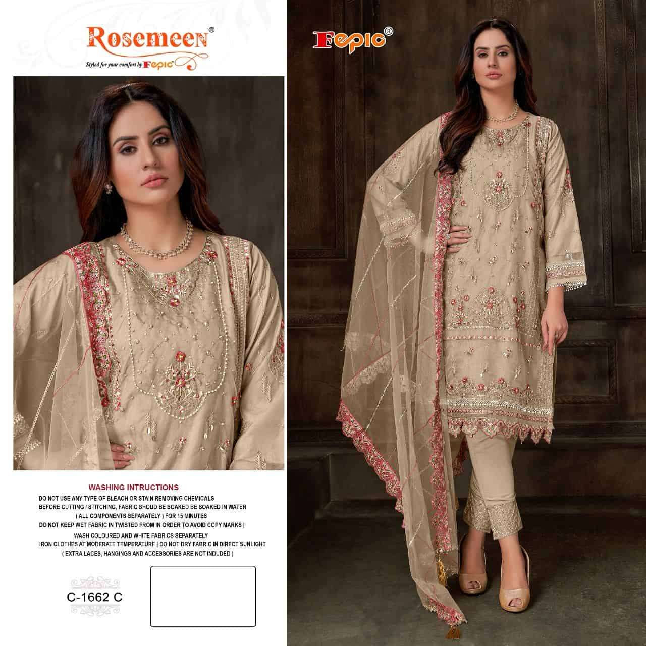 Fepic C 1662 Colors Pakistani Festive Wear Style Designer Salwar Suit Wholesalers view 4
