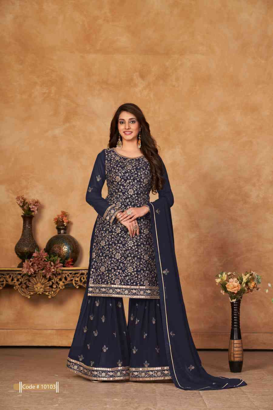 Anjubaa Vol 10 Partywear Gharara Sharara Dress New Collection view 2