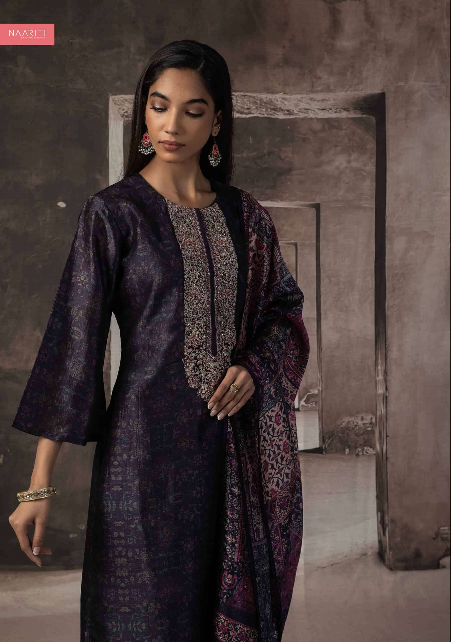 Naariti Punika Designer Silk Party Wear Dress Collection view 3