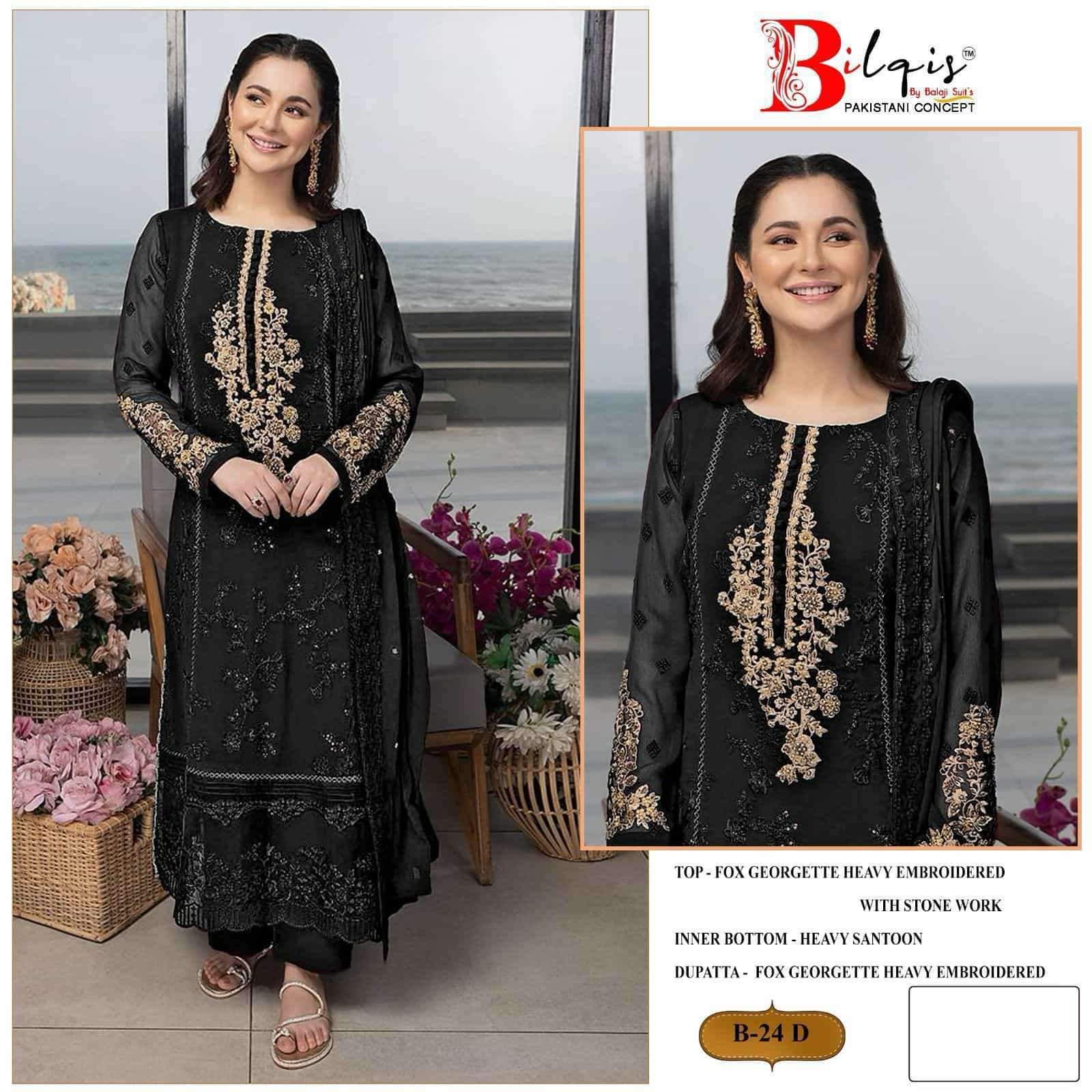 Bilqis B 24 Festive Wear Style New Latest Designer Unstitched Suit view 2