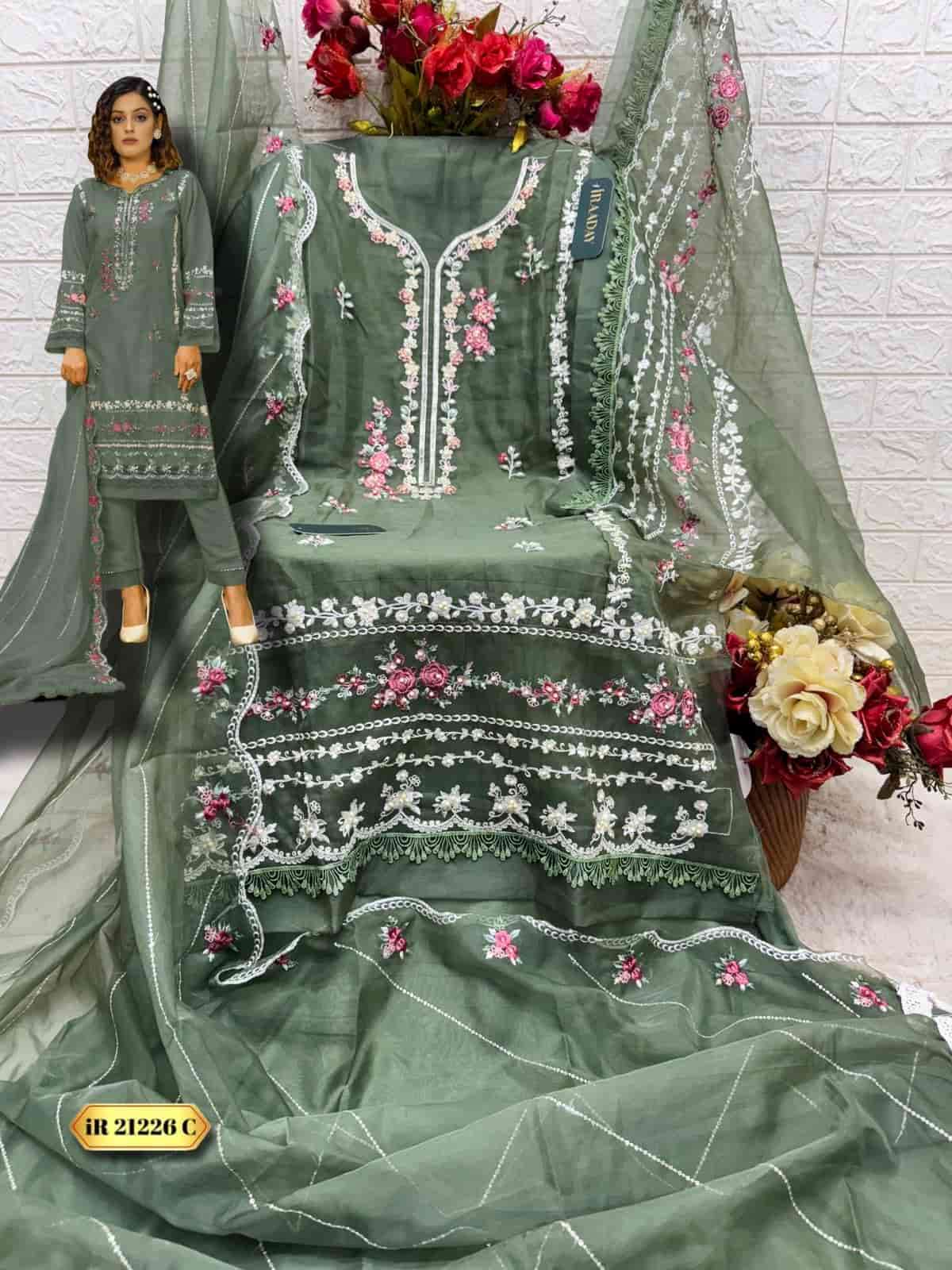 Fepic IR 21226 Colors Pakistani Designer Organza Salwar Kameez Wholesalers view 6
