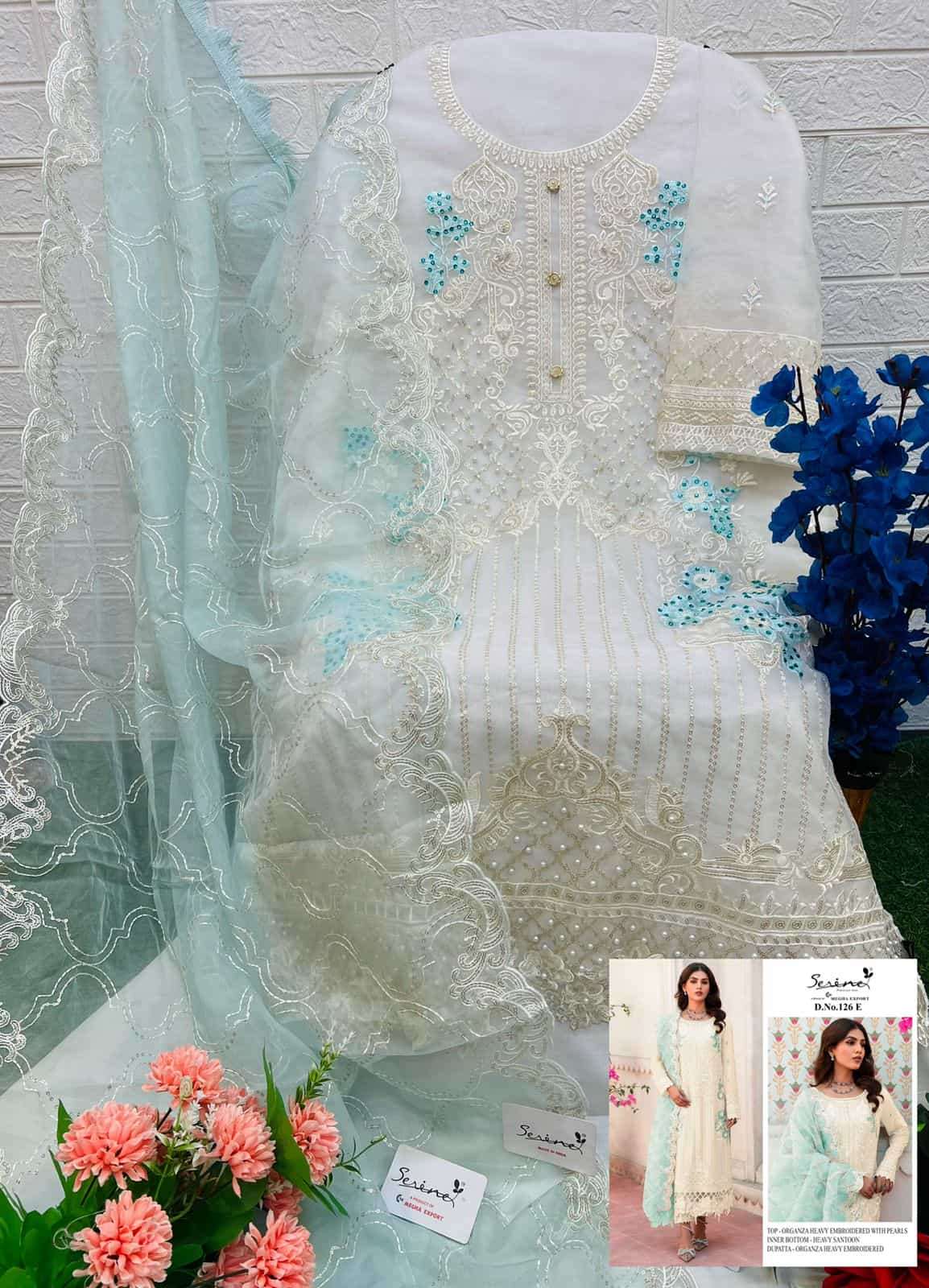 Megha Export S 126 Colors Pakistani Fancy Designer Style Party Wear Collection view 9
