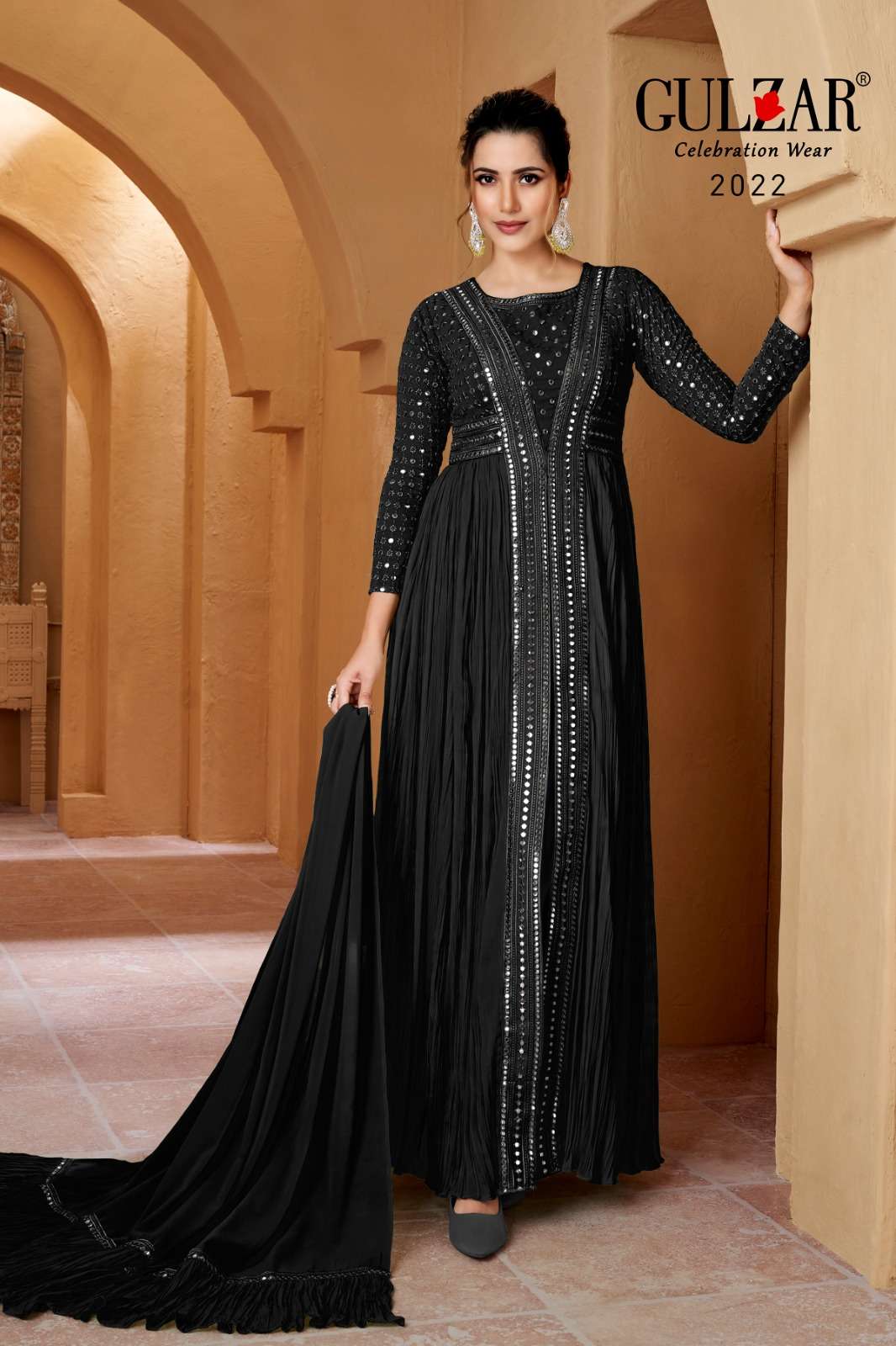 Gulzar Rhea Exclusive Designer Party Wear Dress view 5