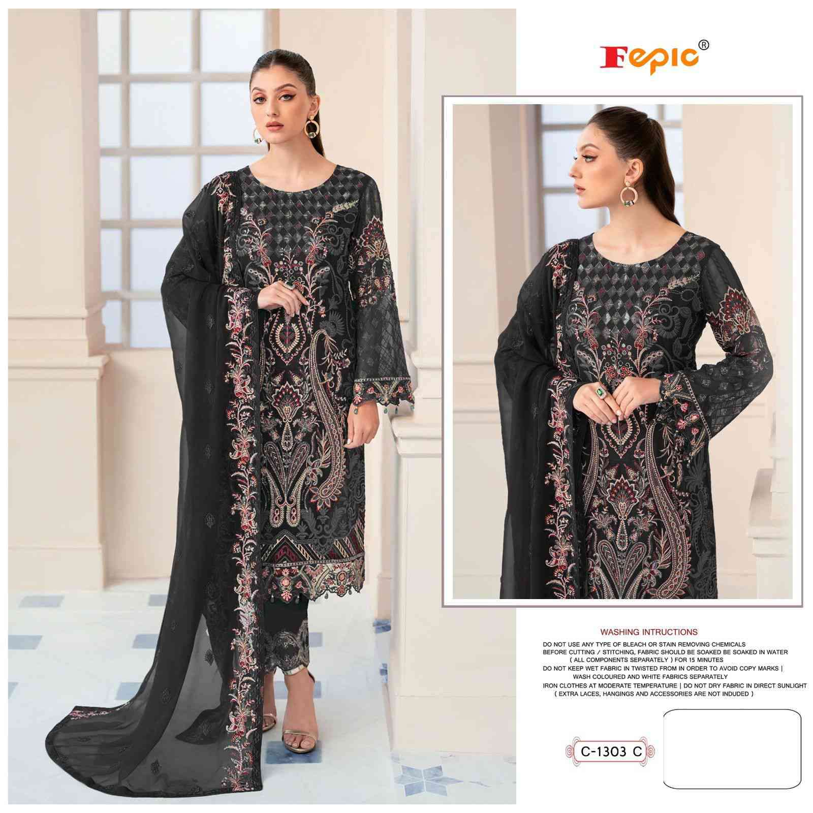Fepic Rosemeen Embroidered Pakistani Salwar Suit view 6