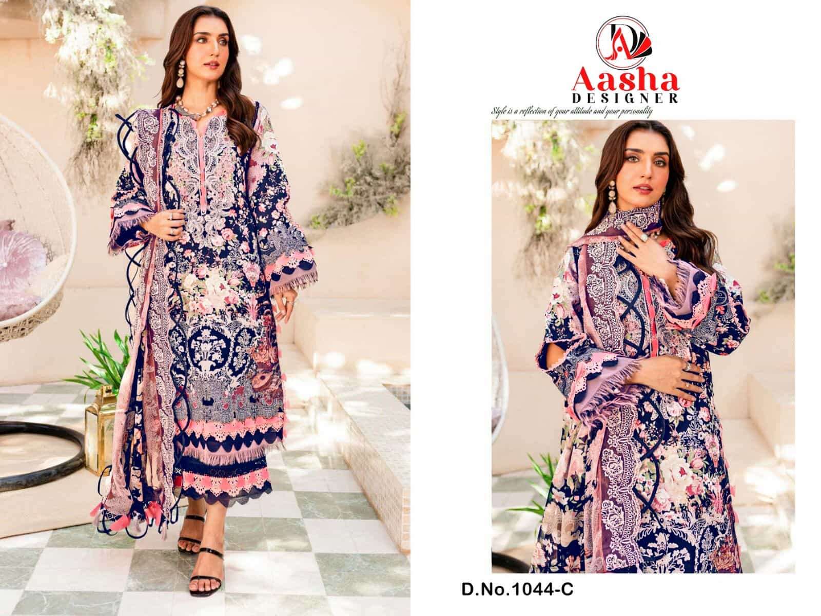 Aasha Designer Needle Wonder Cotton Suit view 3