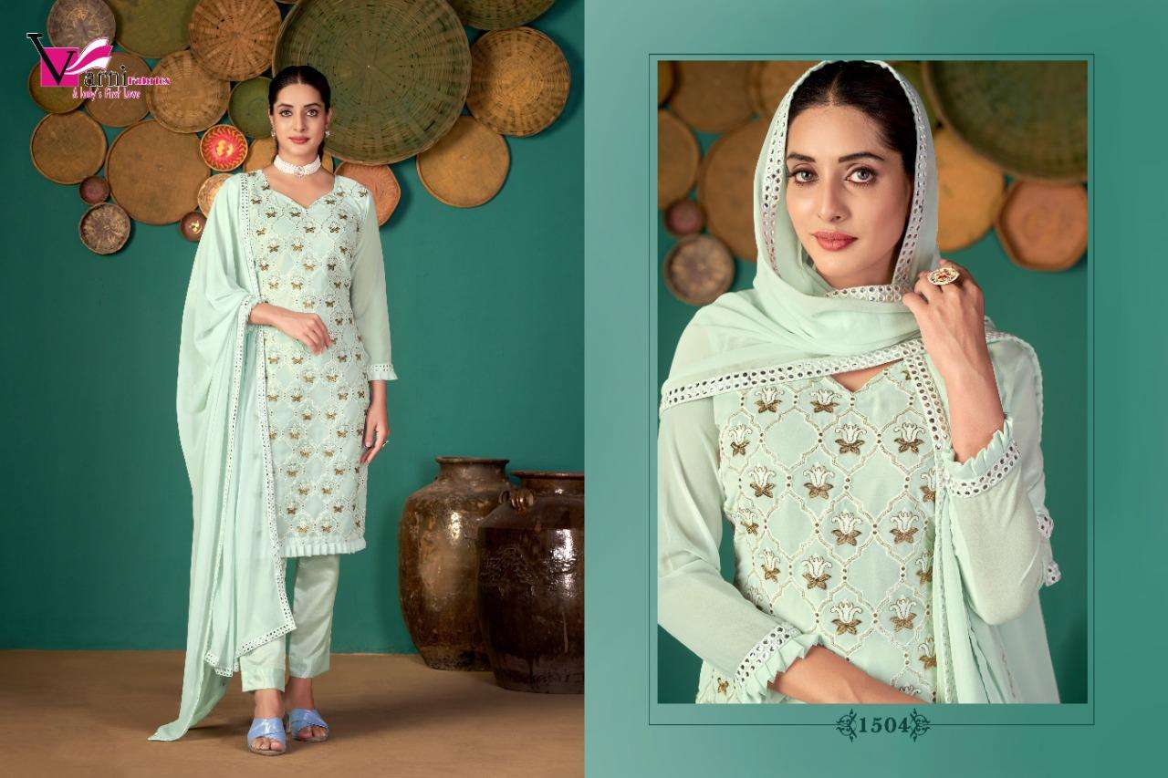 Zeeya Ruhani Faux Georgette Party Salwar Suit view 9