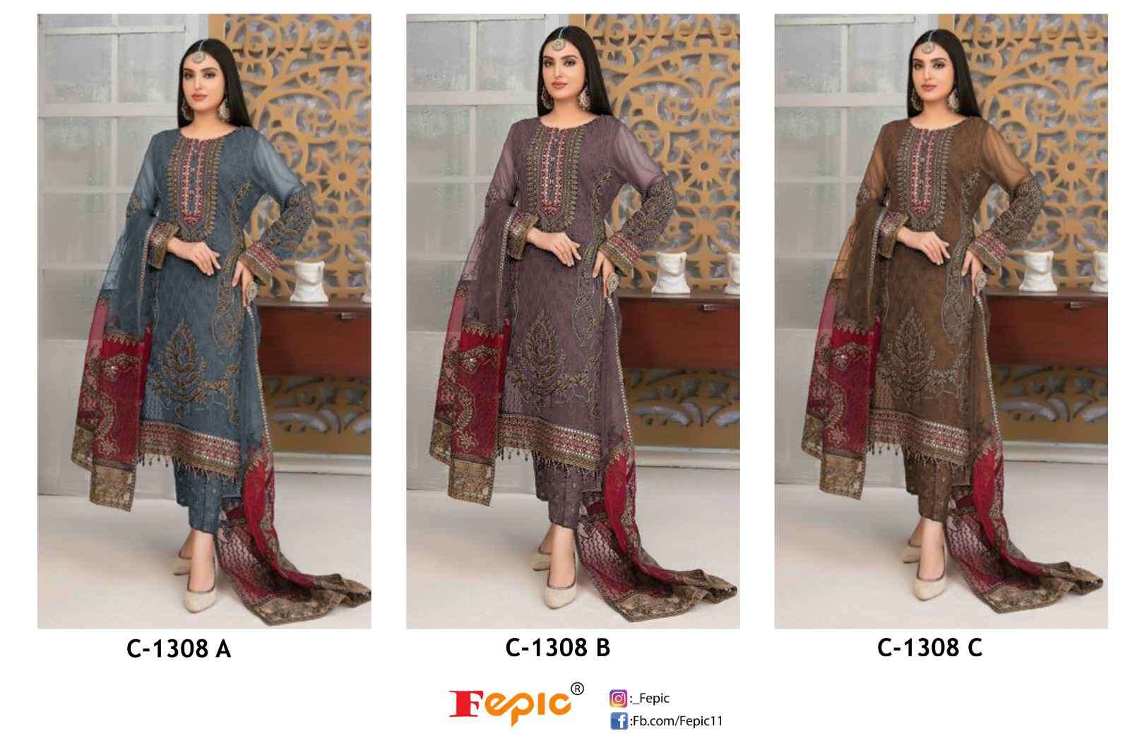 Fepic Rosemeen Designer Pakistani Suit view 2
