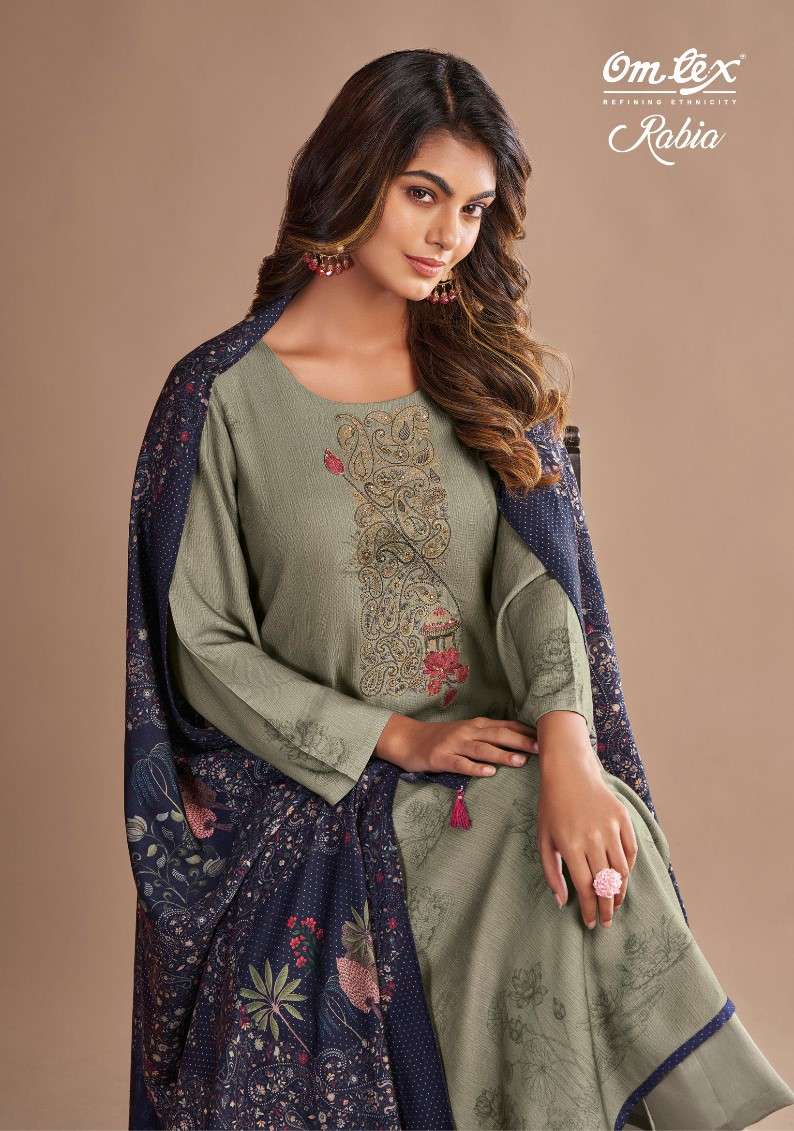 Omtex Rabia Exclusive Ladies Suit Catalog Winter Collection view 2