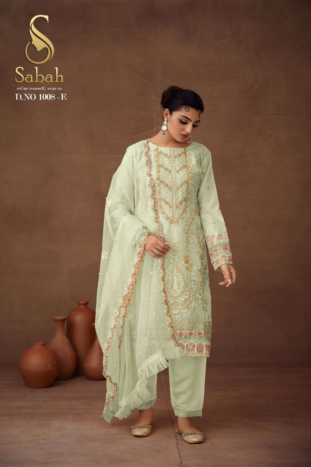FK Fashion Hub Sabah Riya Exclusive organza readymade Suit view 14
