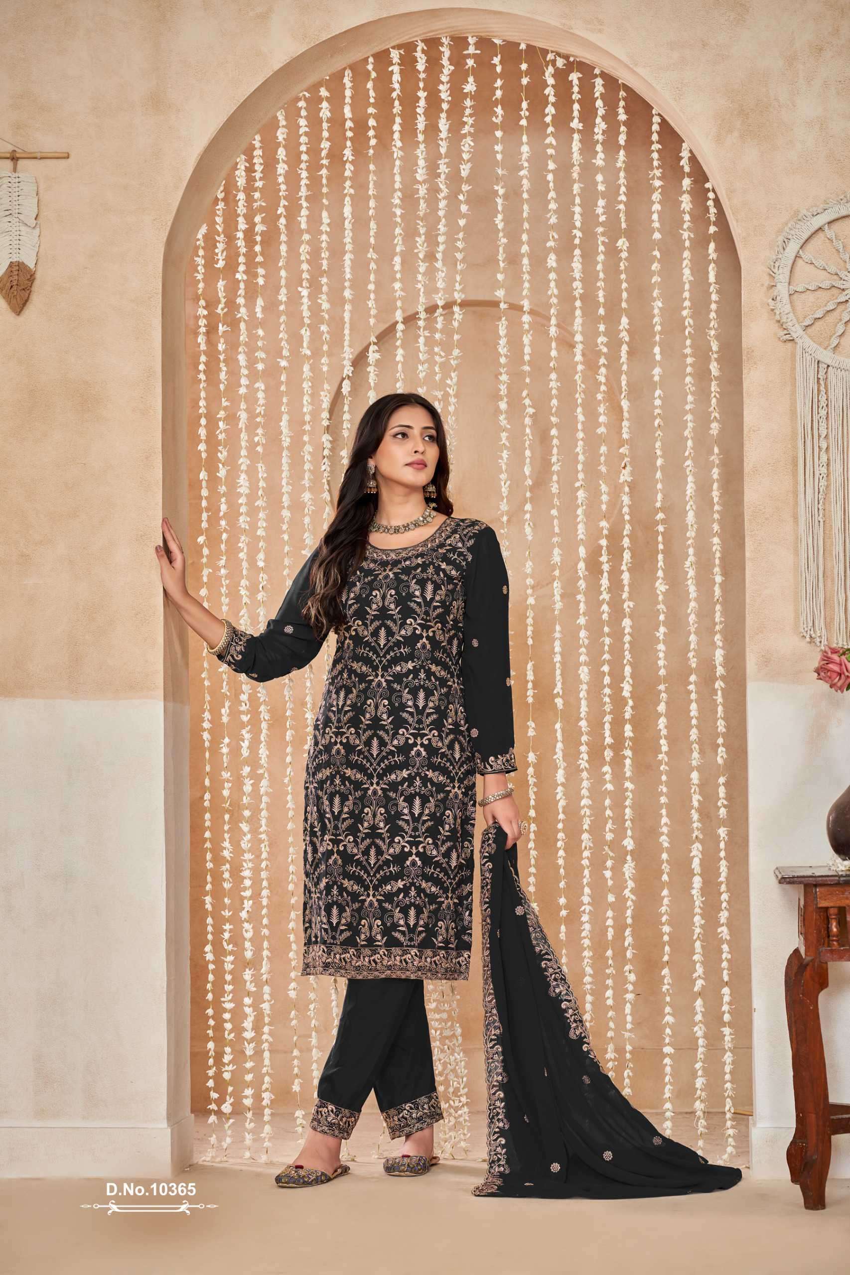 Anjubaa Vol 36 10361 To 10365 Designer Work Georgette Suit view 5