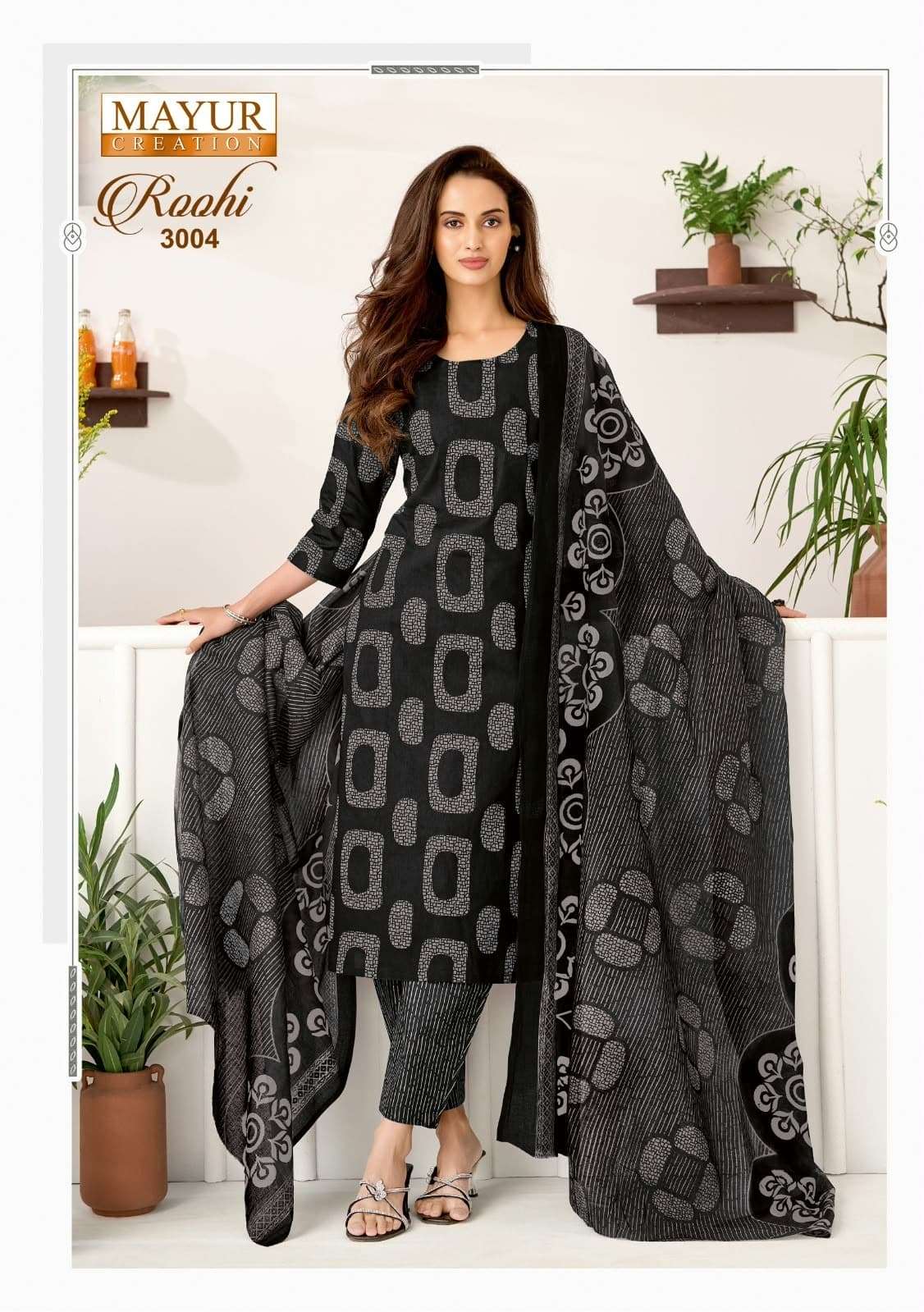 Mayur Roohi Vol 3 Pure Cotton Dress Material view 12