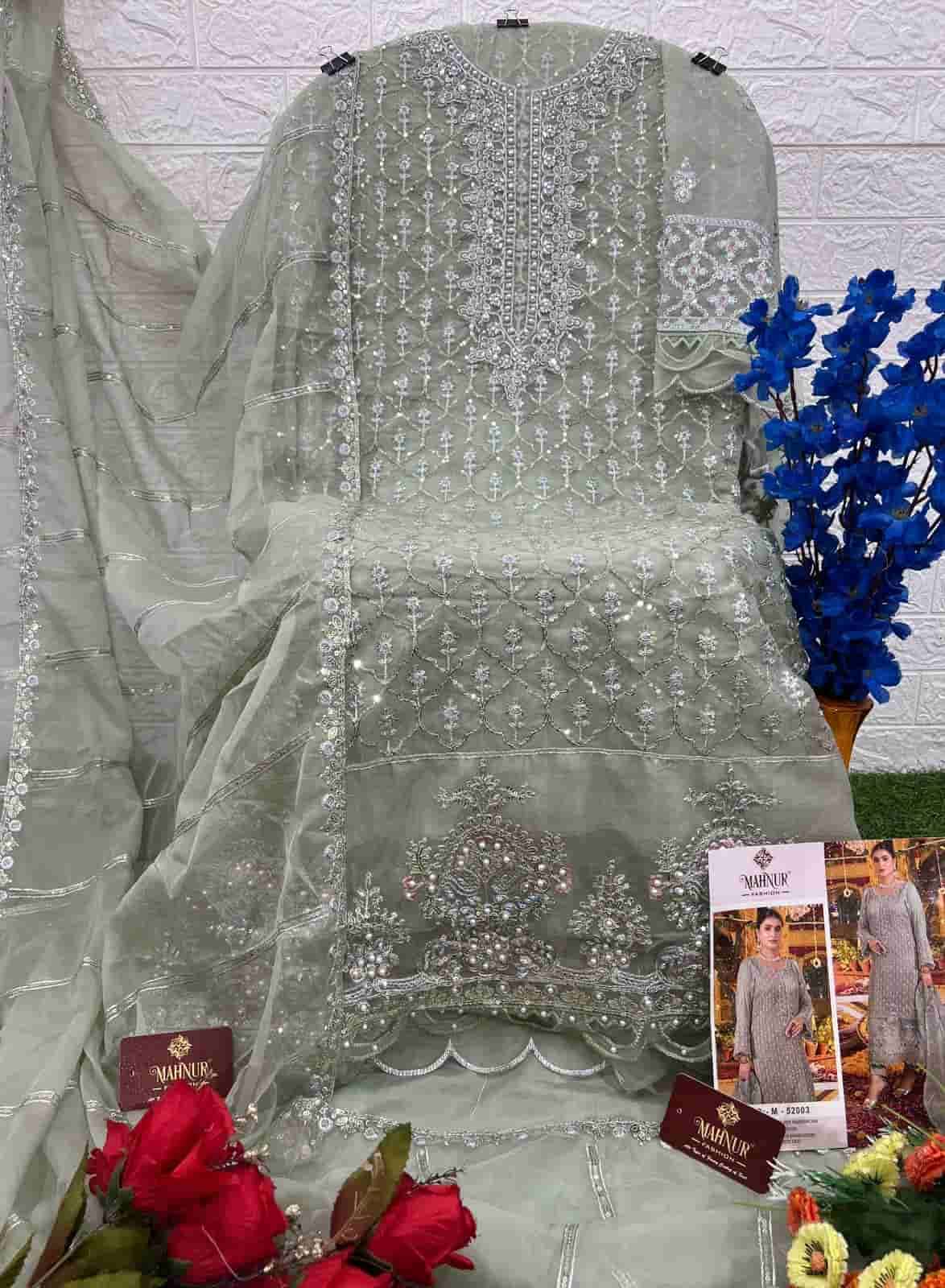 Mahnur Fashion Mahnur Vol 52 Pakistani Party Wear Style Designer Embroidered Suit Collection view 6