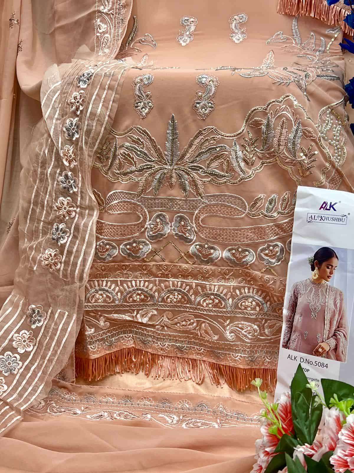 Al Khushbu 5084 Embroidered Dress Ensemble view 4