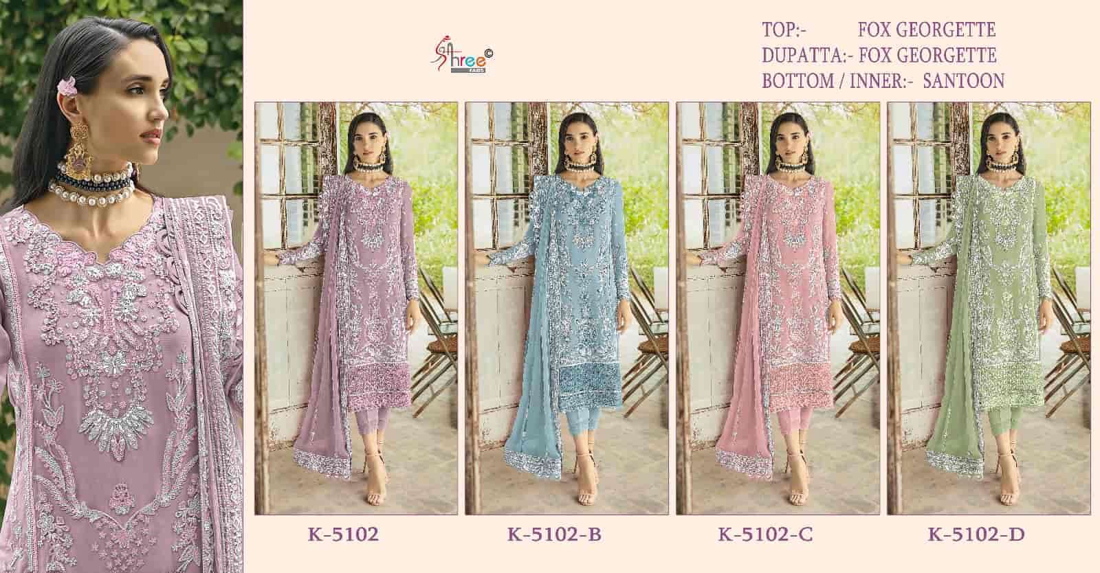 Shree Fabs K 5102 Colors Pakistani Heavy Designer Georgette Salwar Suit Wholesalers view 5