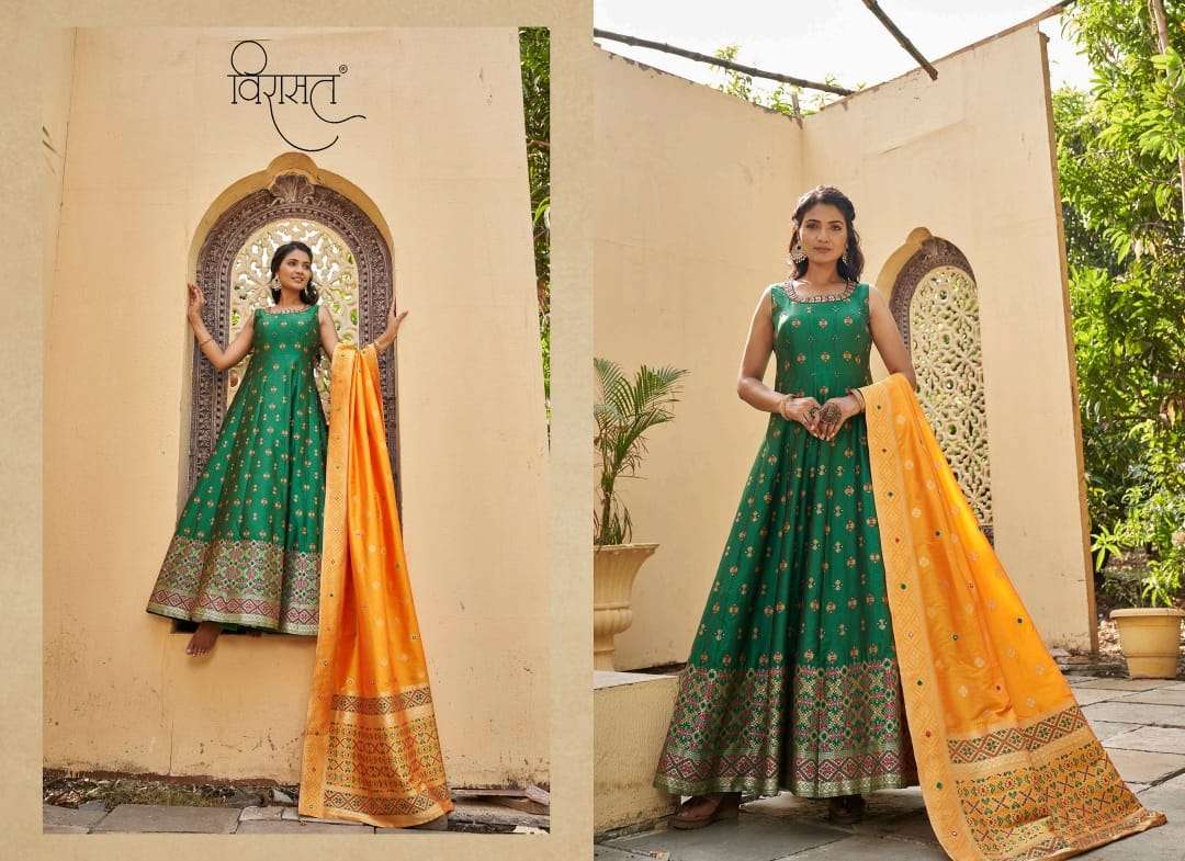 Virasat Banarasiya Vol 2 Readymade Wedding Collection Gown view 13