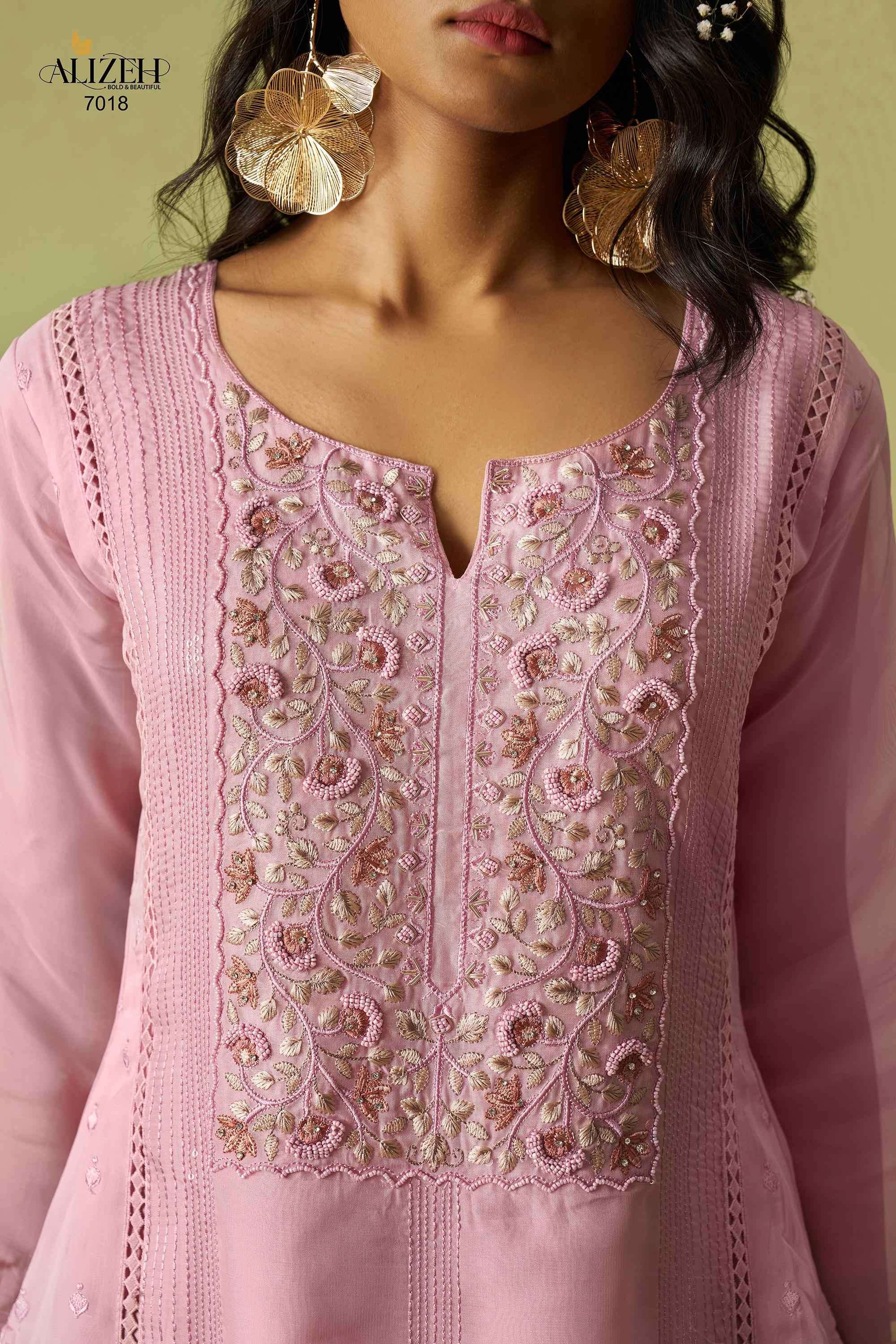 Alizeh Saadgi Vol 2 Straight Style Designer Suit Latest New Collection view 3