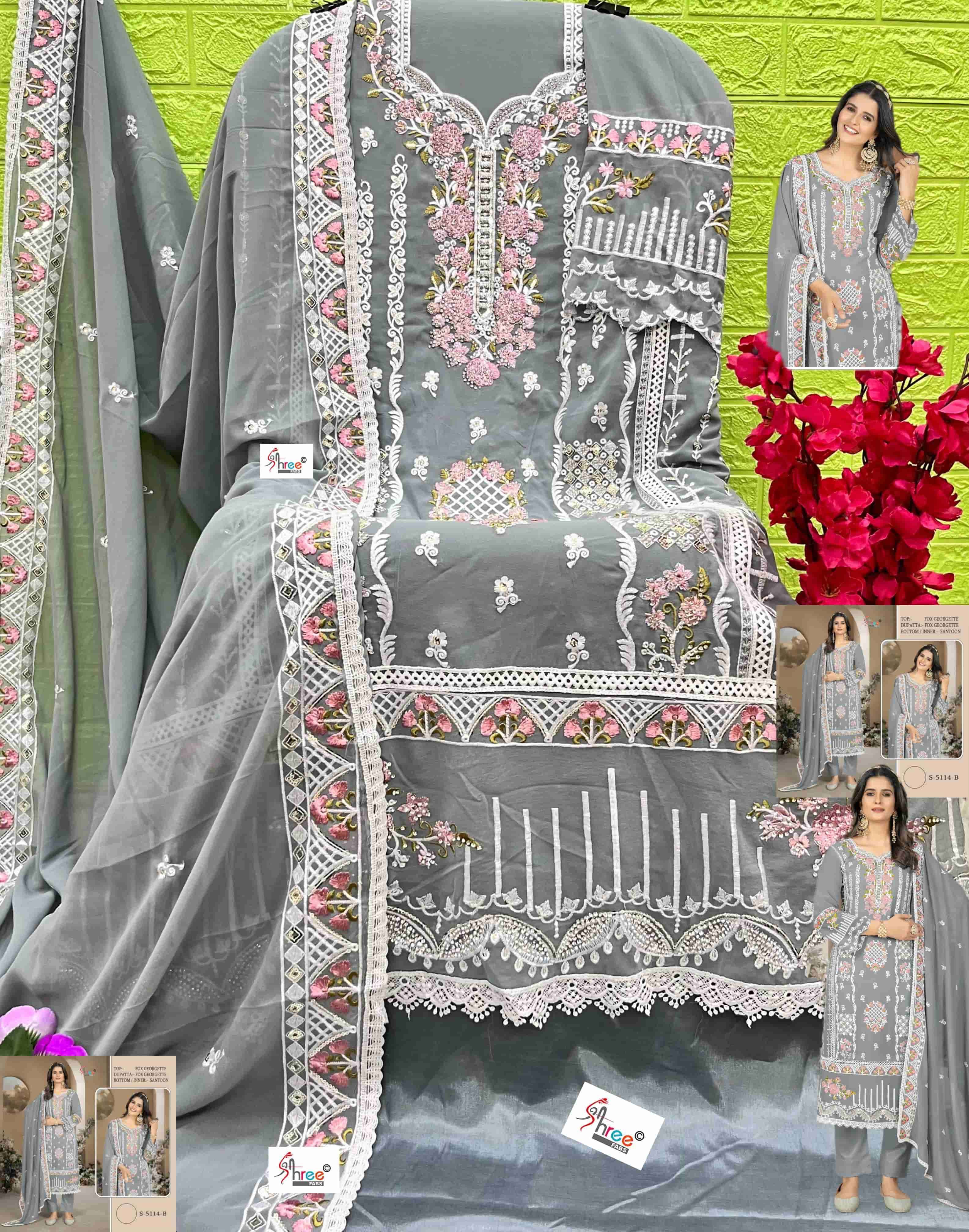 Shree Fabs S 5114 B Fancy Designer Style Pakistani Salwar Suit view 2