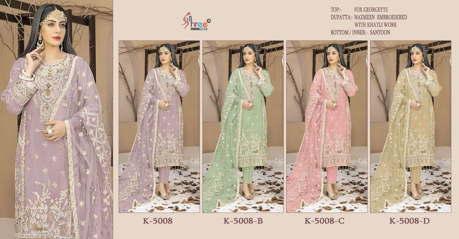Shree Fabs K 5008 Colors Designer Georgette Pakistani Dress view 7