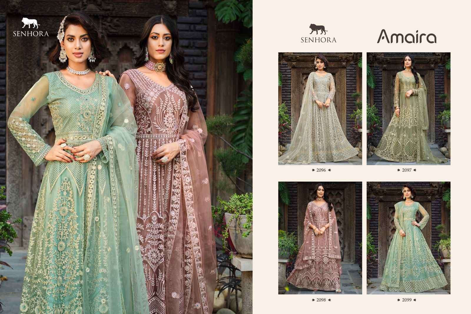 Senhora Amaira 2096 To 2099 Wedding Wear Anarkali Gown Partywear Collection view 14