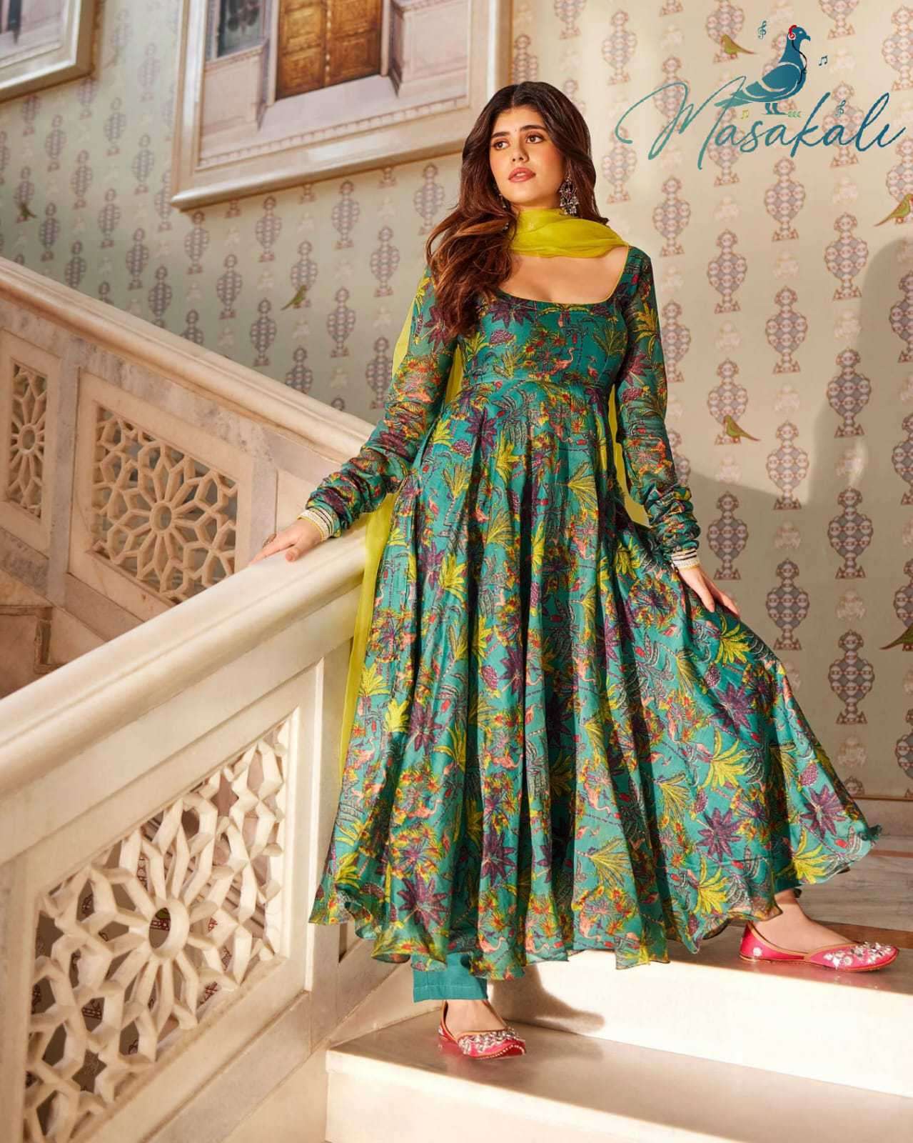 Masakali Vol 1 Latest Style Frill Designs 3 Piece Suit New Arrivals view 3
