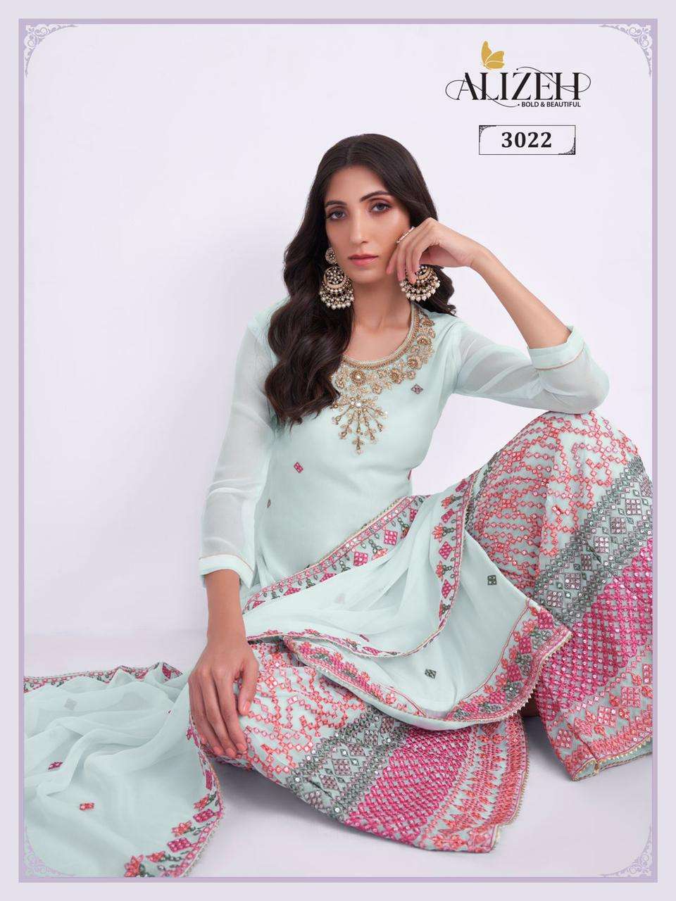 Alizeh Almora Vol 6 Party Wear Gharara Sharara Suit view 4