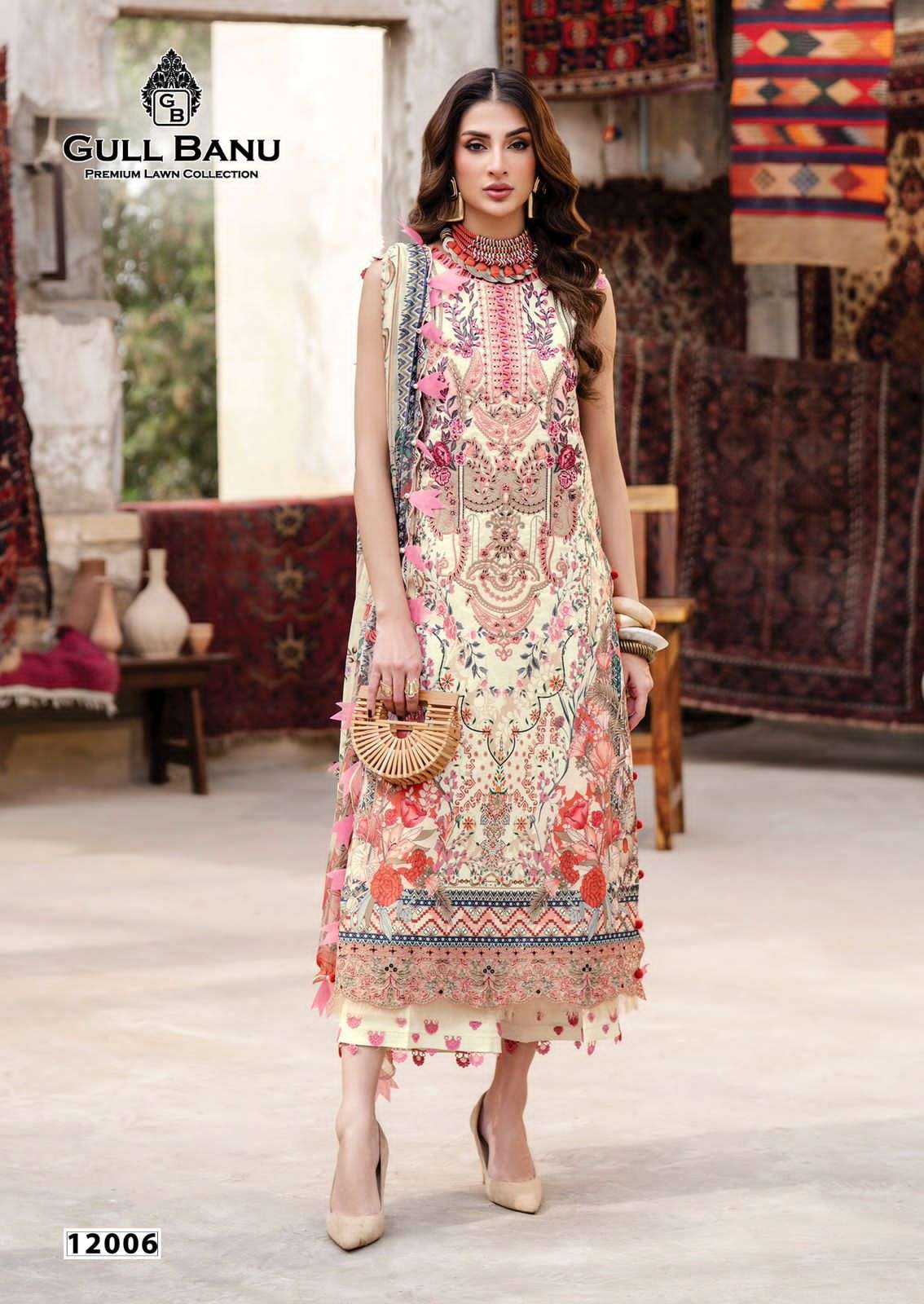 Gul Ahmed Gullbanu Vol 12 Pakistani Style Cotton Dress Catalog