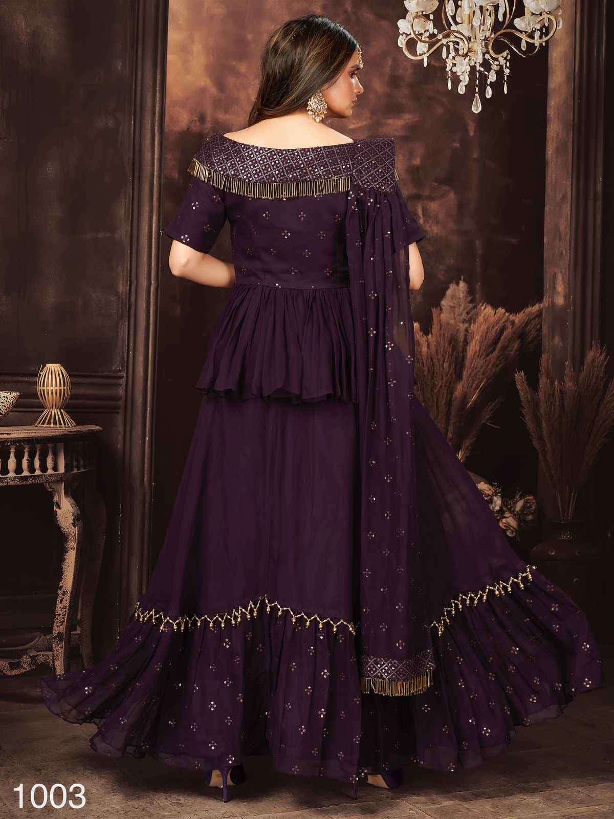 Anjani Art Couture Collection Vol 1 1001 To 1006 Partywear Designer Outfit view 3