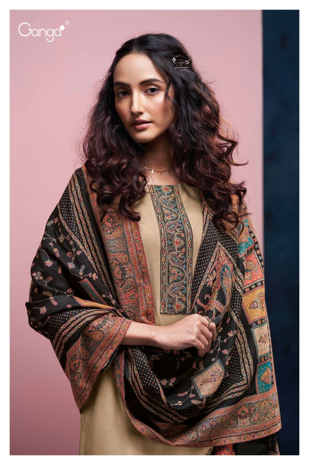Ganga Fashion Danitza 4009 Winter Collection Ladies Suit New Collection view 4