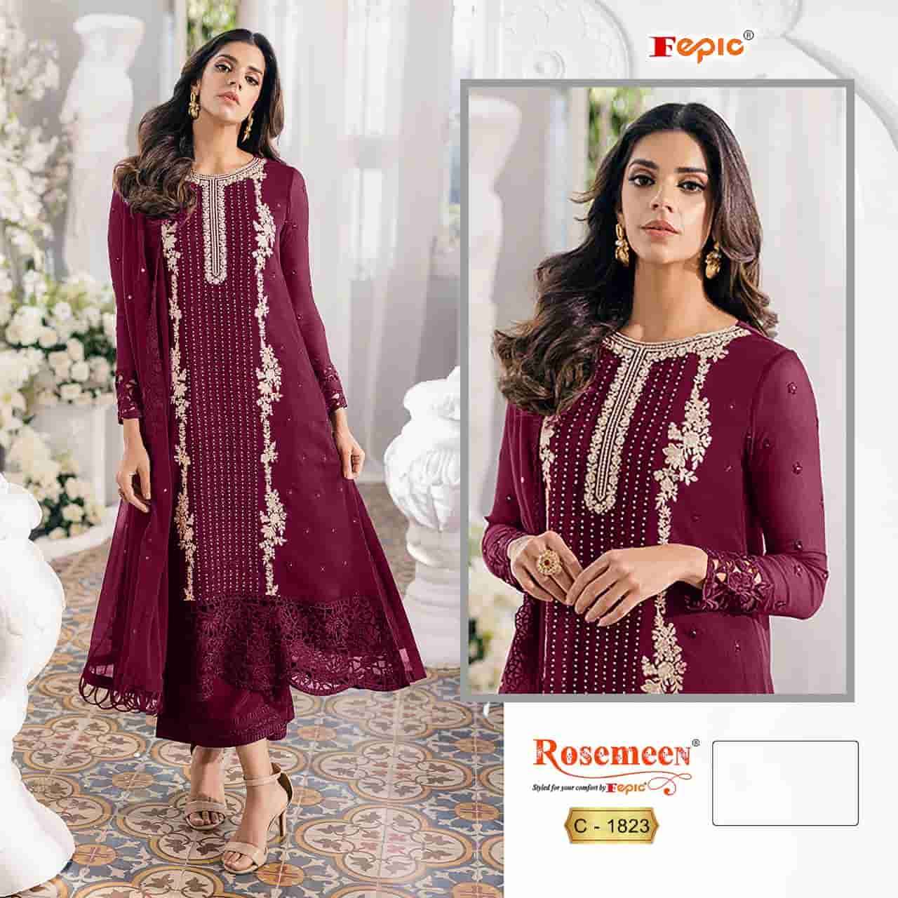Fepic C 1823 Festive Wear Style Designer Embroidered Suit Exporter