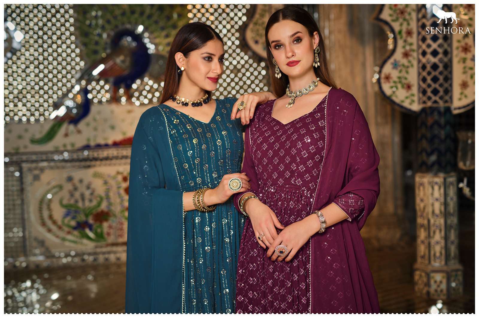Senhora Mir Vol 33 New Designer Partywear Single Suit view 3