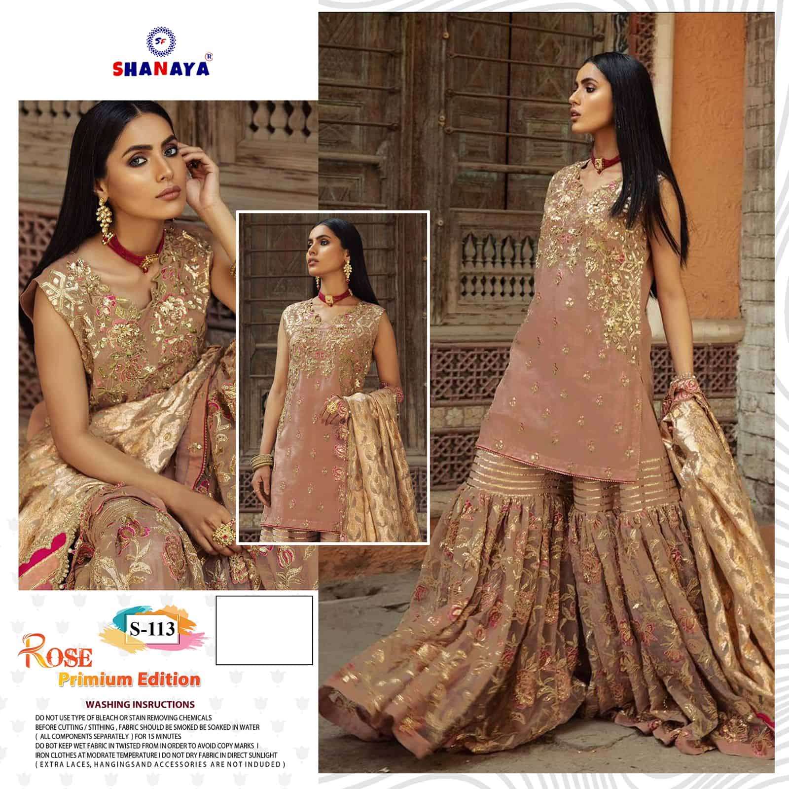 Shanaya Rose Premium S-113 Sharara Dress view 3