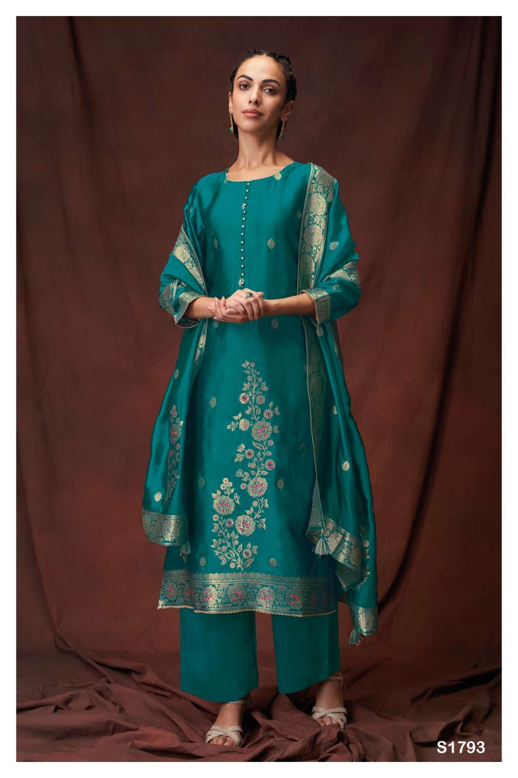 Ganga Barisha 1793 Premium Silk Suit view 4
