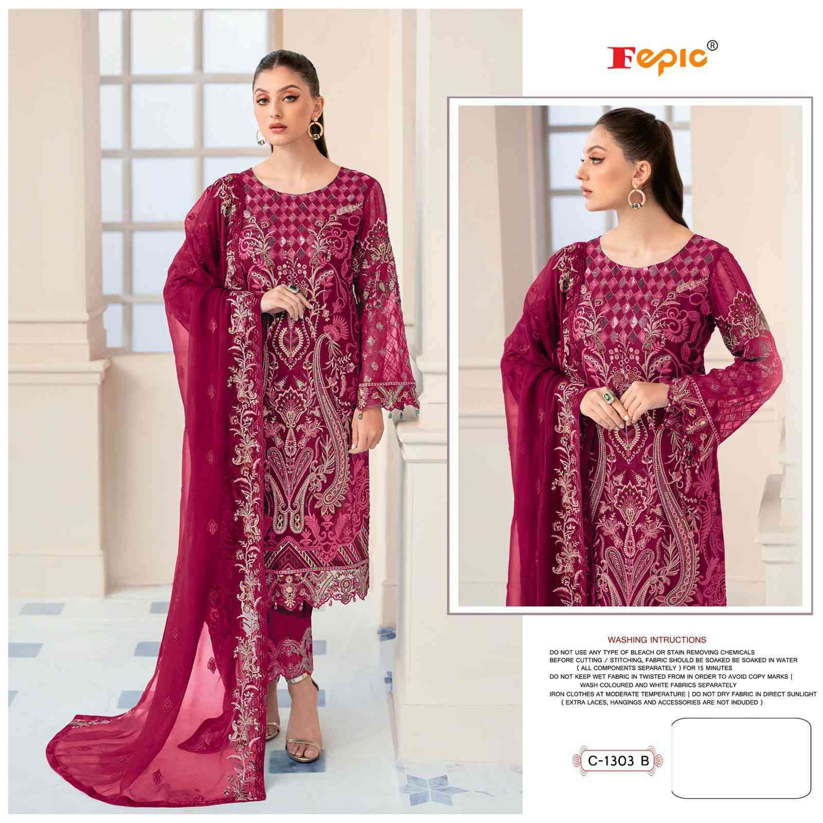 Fepic Rosemeen Embroidered Pakistani Salwar Suit view 4