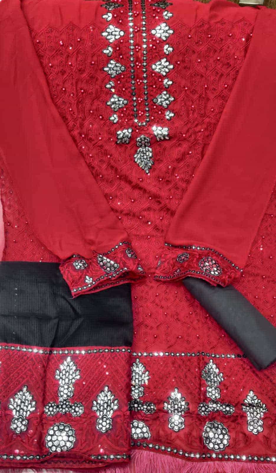 Shree Fabs K 1412 Designer Unstitched Suit view 2