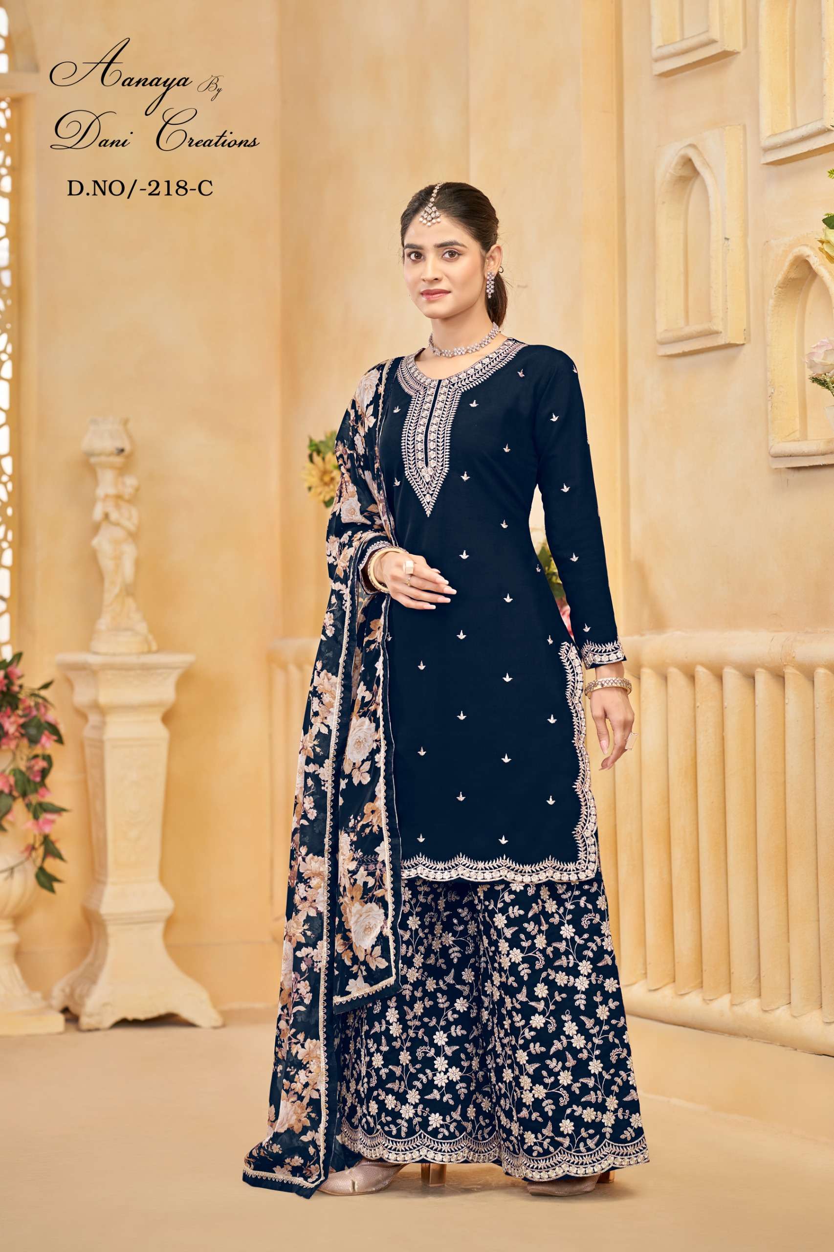 Aanaya Vol 218 Exclusive Plazzo Styl Suit Price view 4