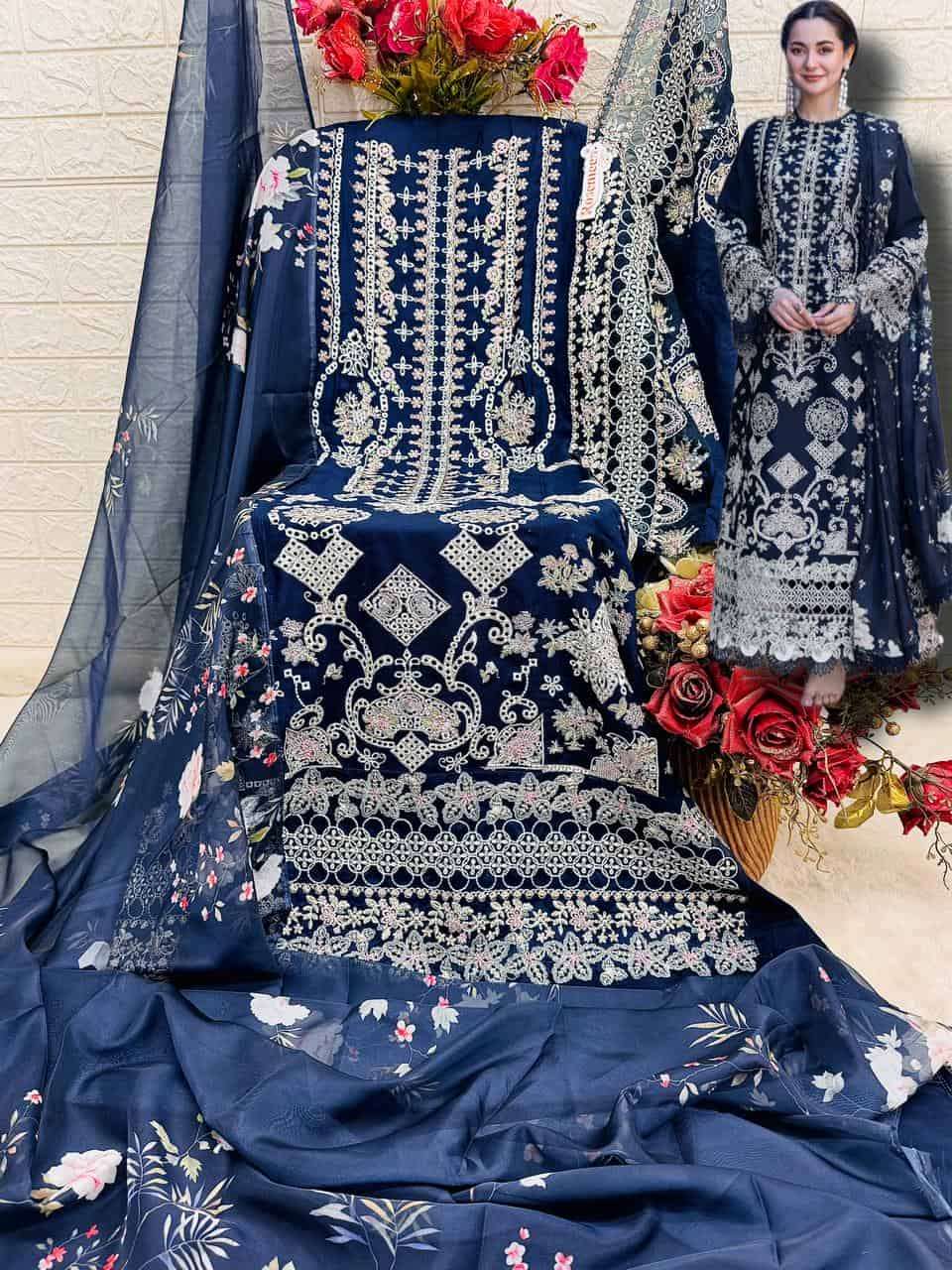 Fepic Rosemeen Embroidered Rayon Salwar Kameez view 4
