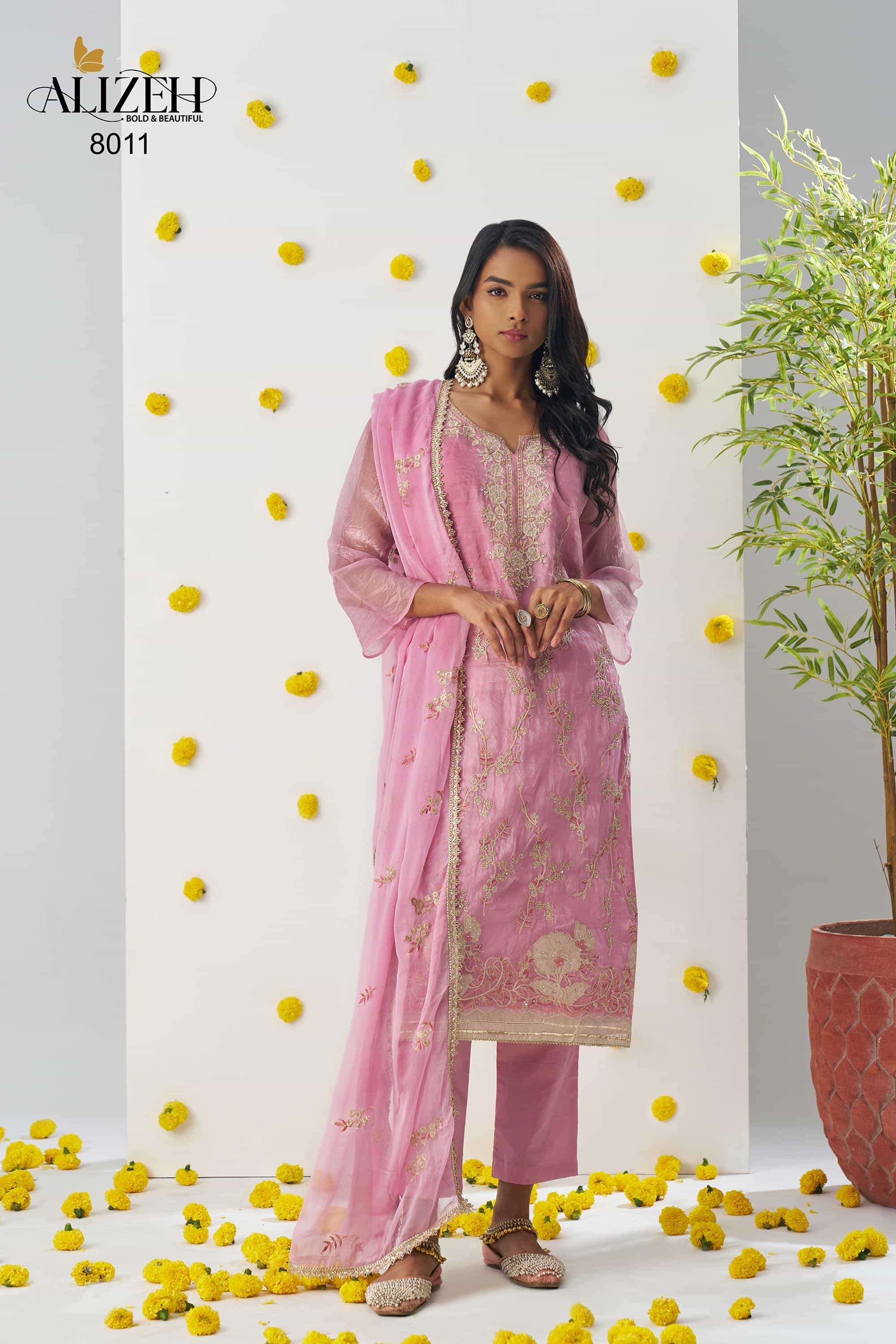Alizeh Raag 4 Colors Pakistani Salwar Suit Collection At Price view 13