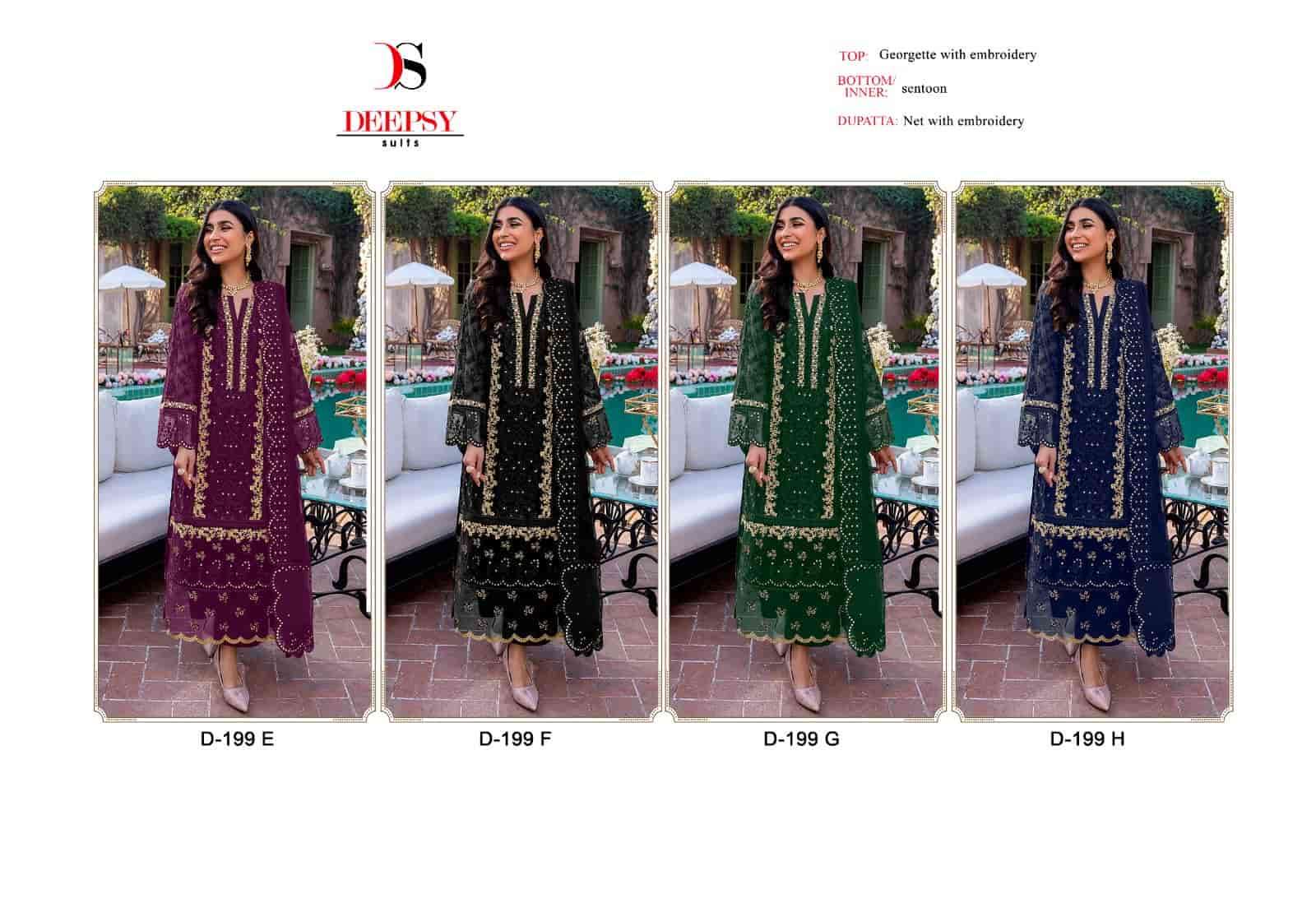 Deepsy D-199 Embroidered Pakistani Salwar Suit view 5