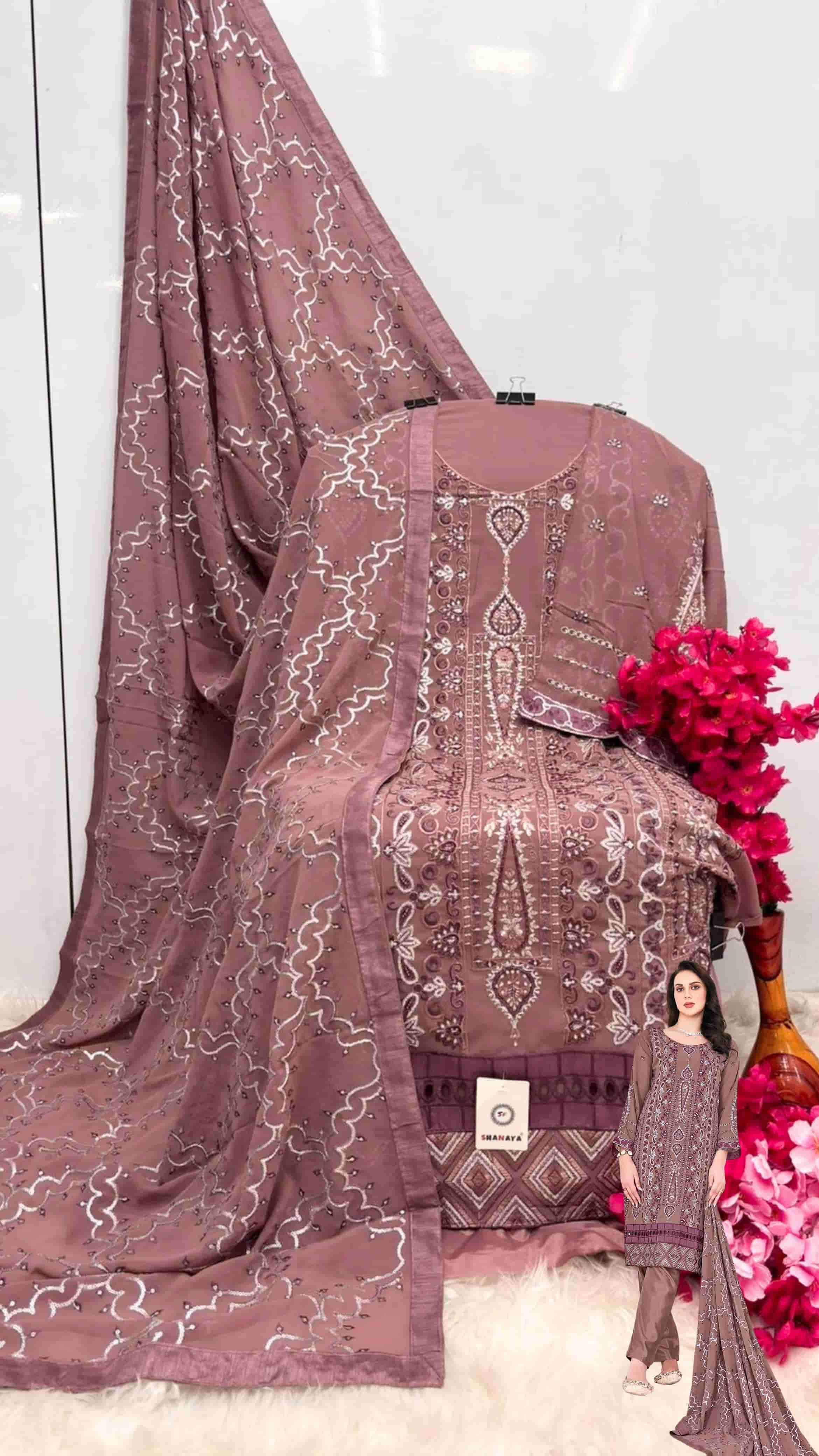 Shanaya S 181 Pakistani Festive Wear Style Designer Suit Exporter