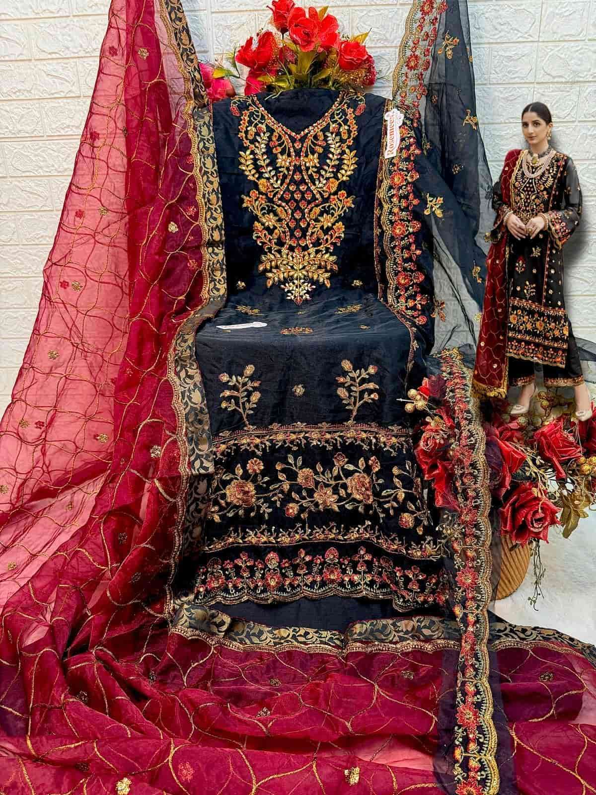 Fepic C 1723 Party Wear Style Latest Embroidered Salwar Suit Wholesalers view 2