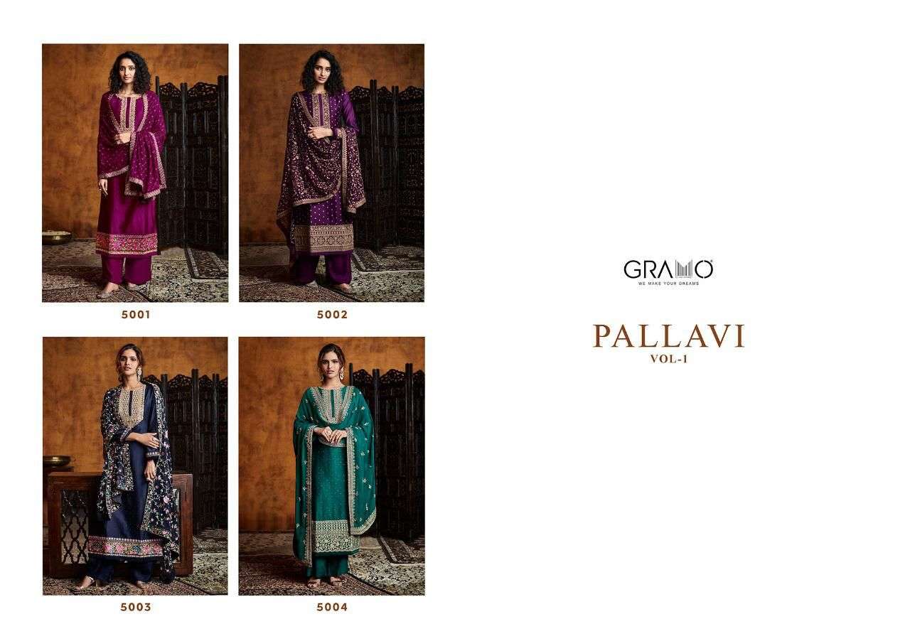 Gramo Pallavi Vol 1 Party Wear Readymade Salwar Suit New Collection view 5