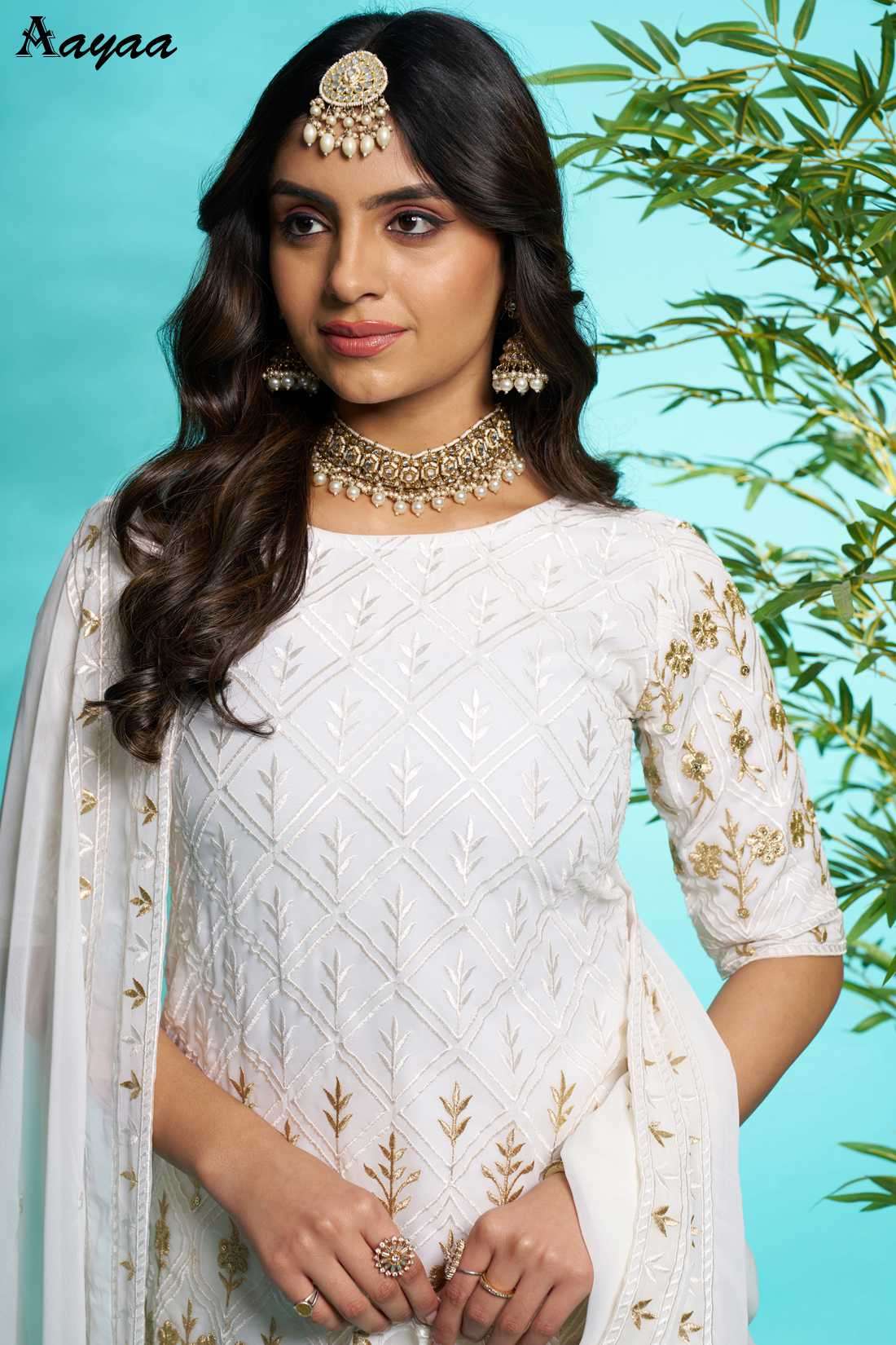 Aayaa Vol-21 Faux Georgette Readymade Salwar Suit view 24