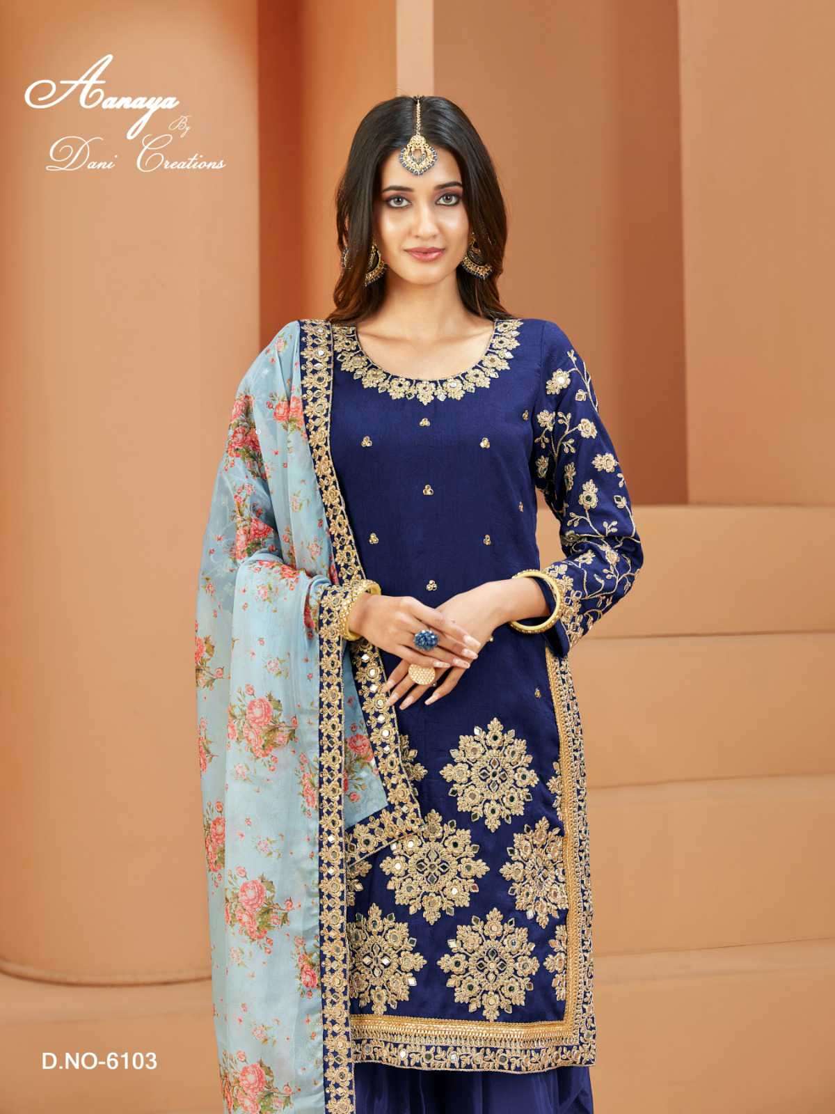 Aanaya Vol 161 Festive Wear Designer Silk Dress New Arrivals view 7