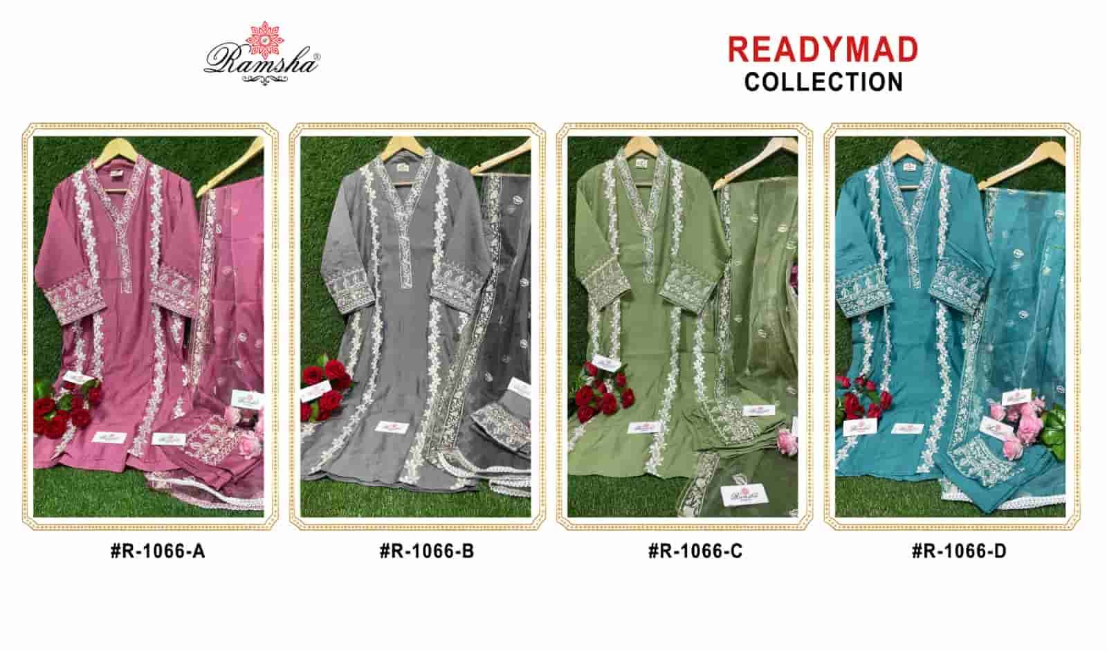 Ramsha R 1066 Colors Pakistani Fancy Designer Style Readymade Suit Exporter view 5
