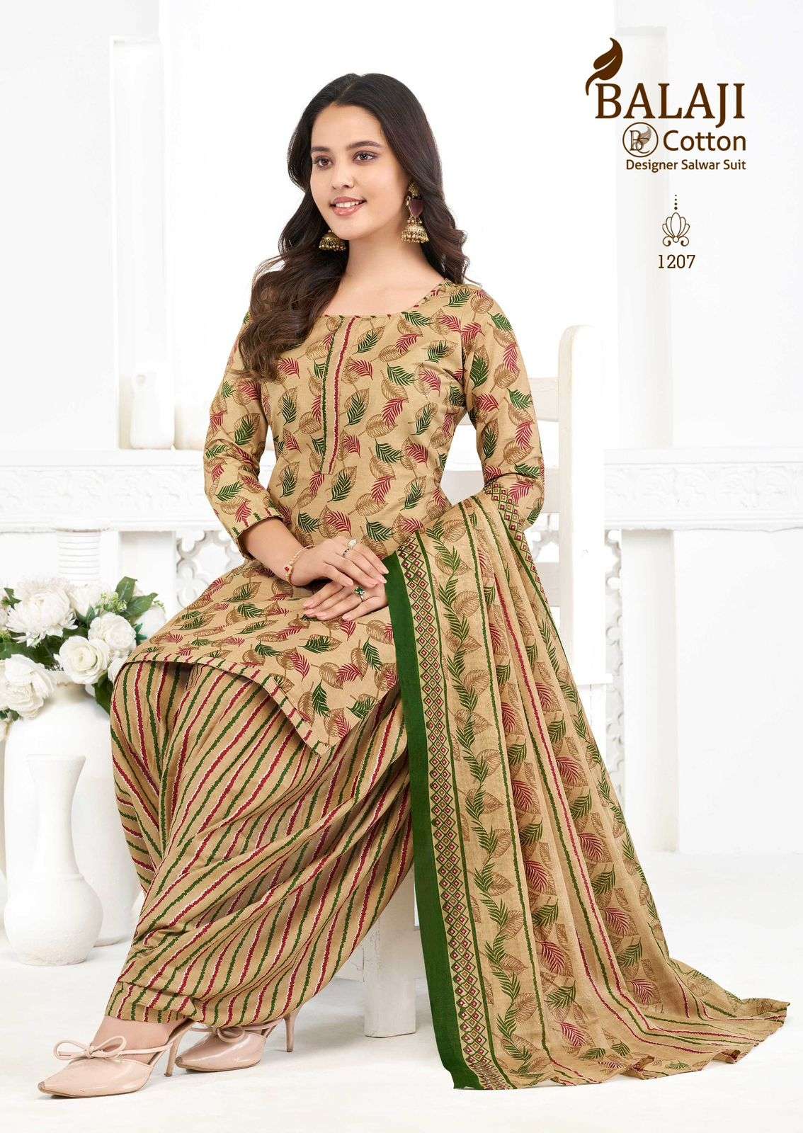 Balaji Cotton Sui Dhaaga Vol 12 Unstitch Cotton Suit view 4
