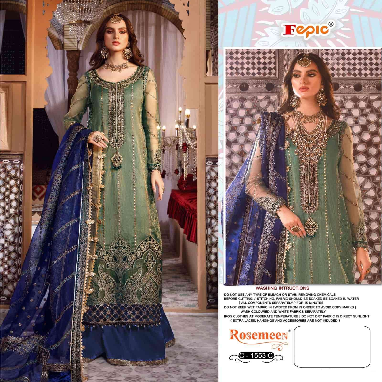 Fepic C 1553 Colors Pakistani Party Wear Suit Wholasaler view 3