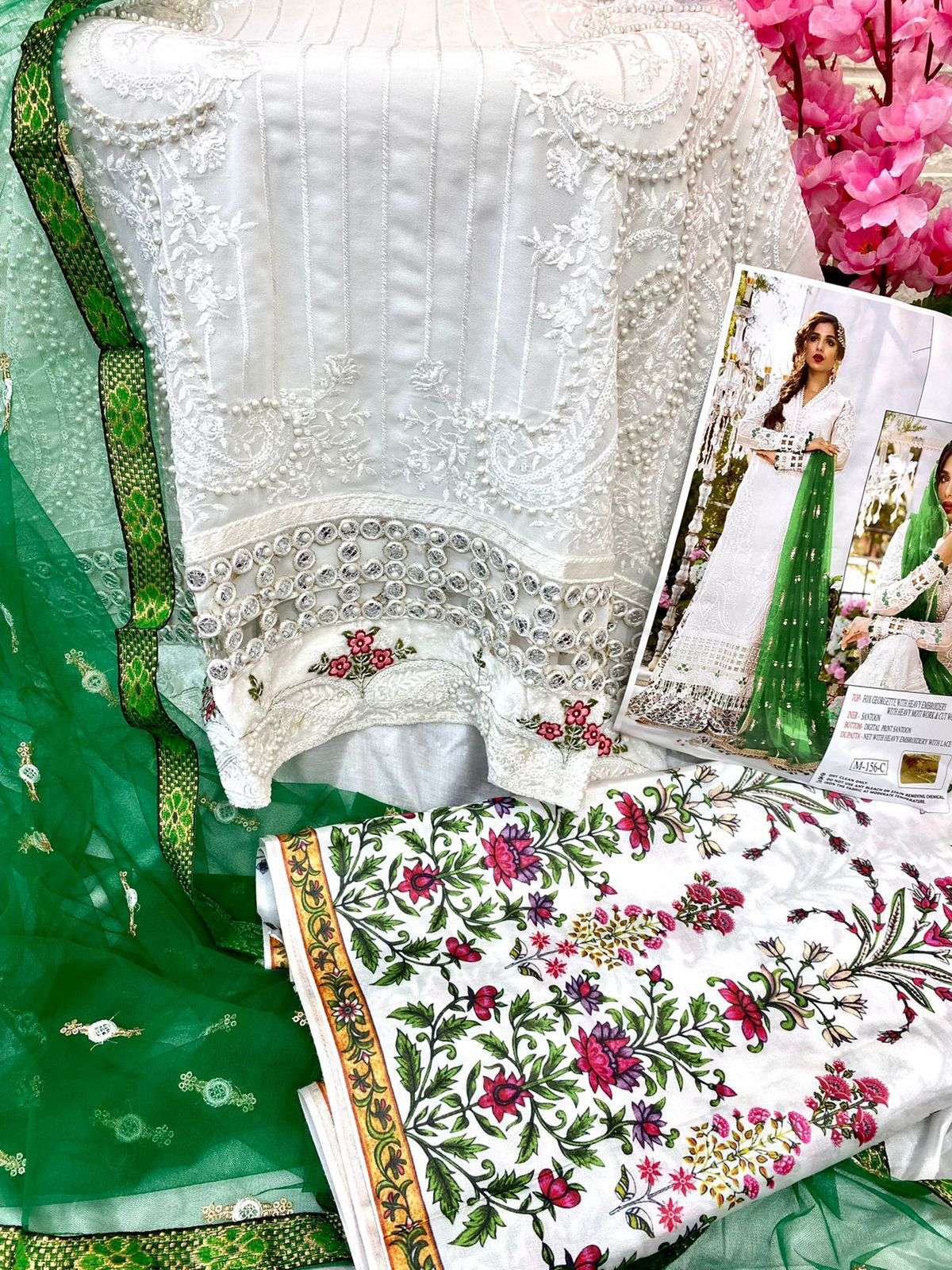 Mushq Shraddha M 156 Colors Party Wear Gharara Style Pakistani Suit view 4