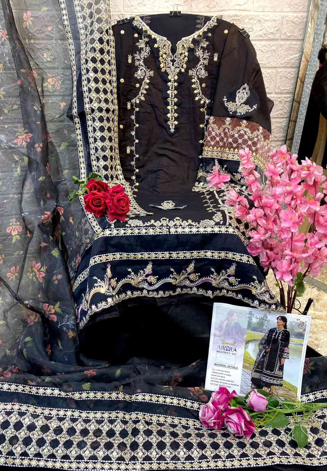 Cosmos Aayra Multiple 015 Embroidered Dress view 3